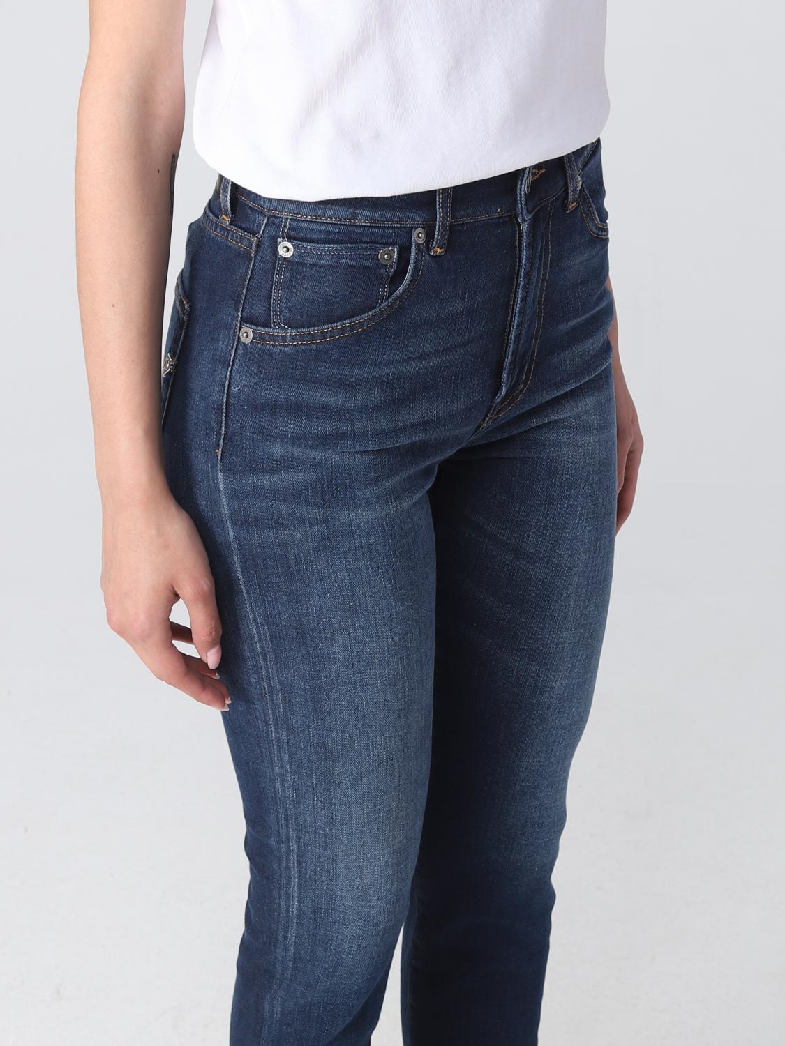 デニム・ジーパン DONDUP Woman Jeans Denim DP651DS0265DGN3 800 Dondupアウトレット：パンツ レディース - デニム | GIGLIO.COM