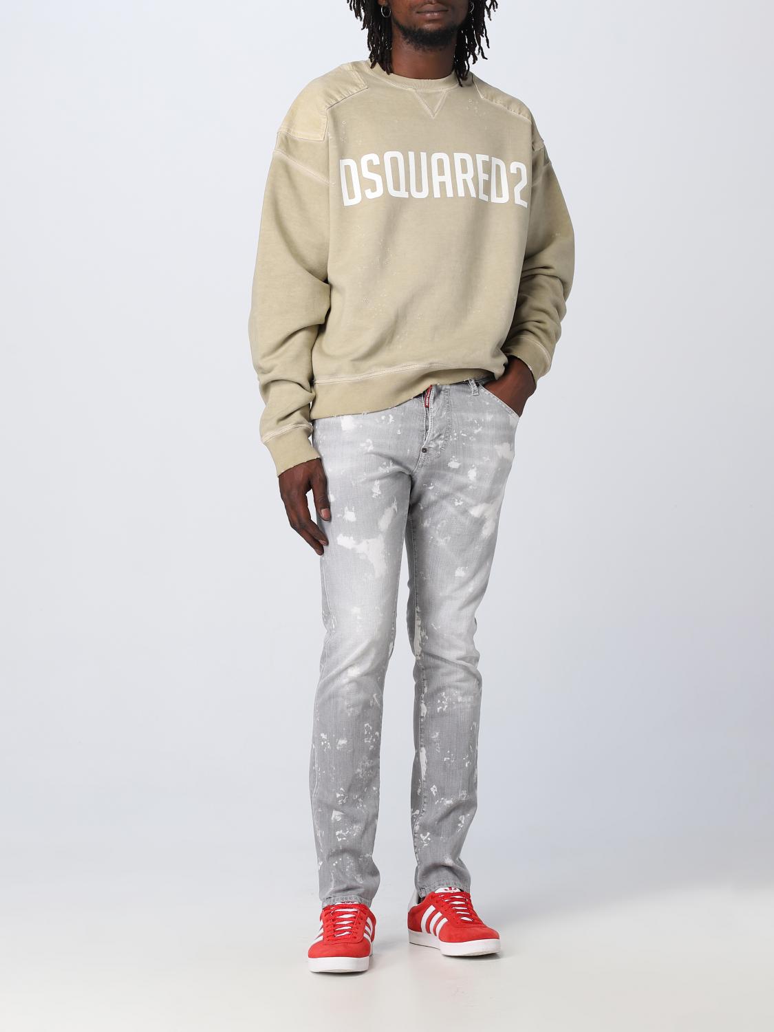 DSQUARED2 SUDADERA: Sudadera hombre Dsquared2, Oliva - Img 2