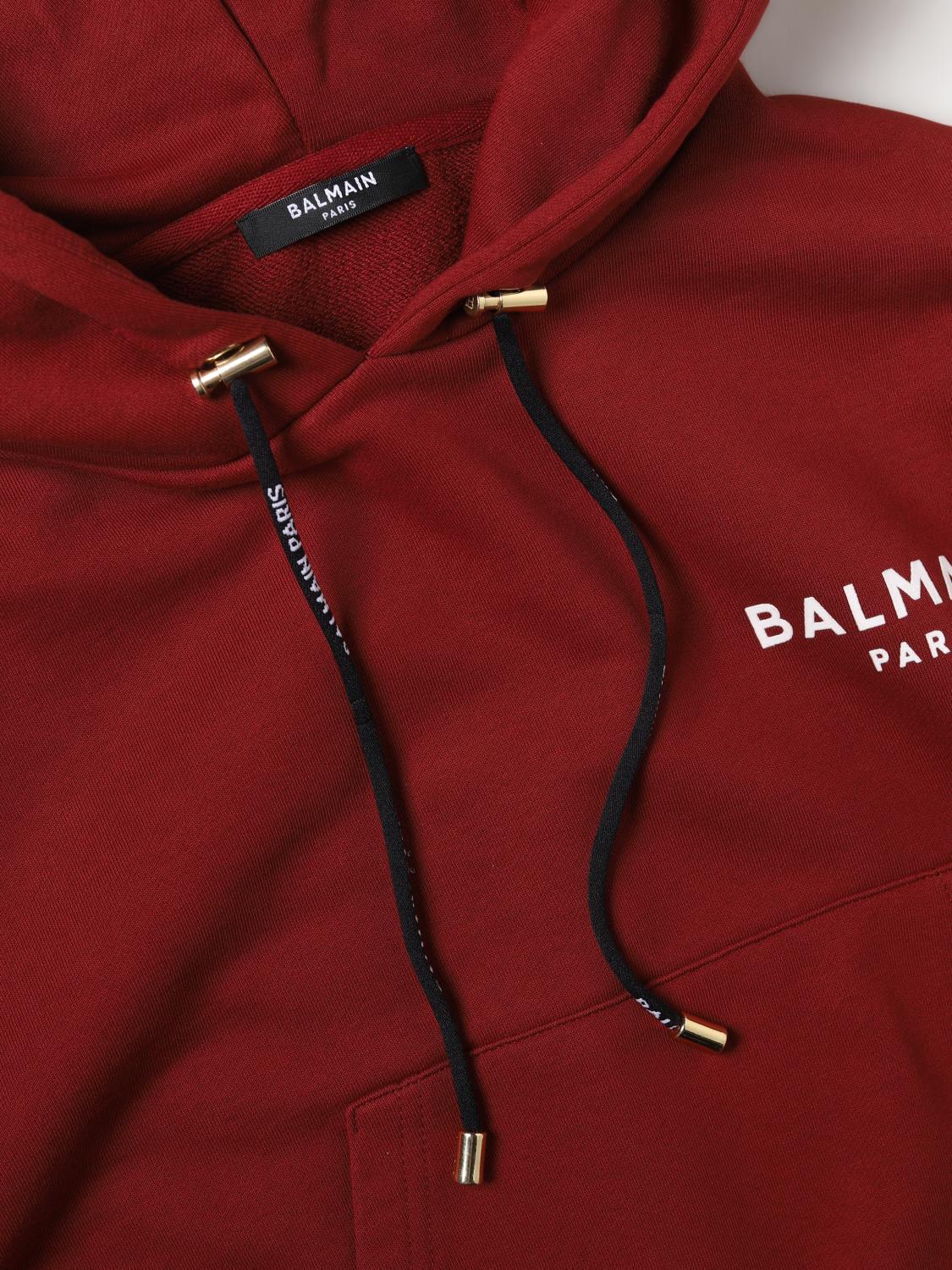 BALMAIN SUDADERA: Sudadera mujer Balmain, Rojo - Img 6