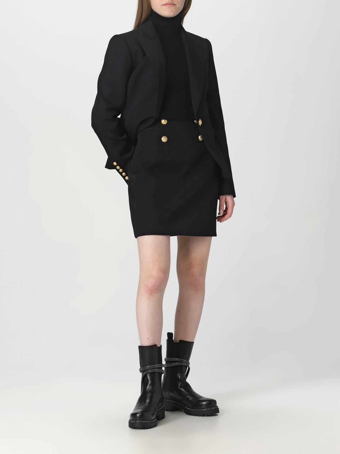 BALMAIN：ジャケット レディース - ブラック | GIGLIO.COM
