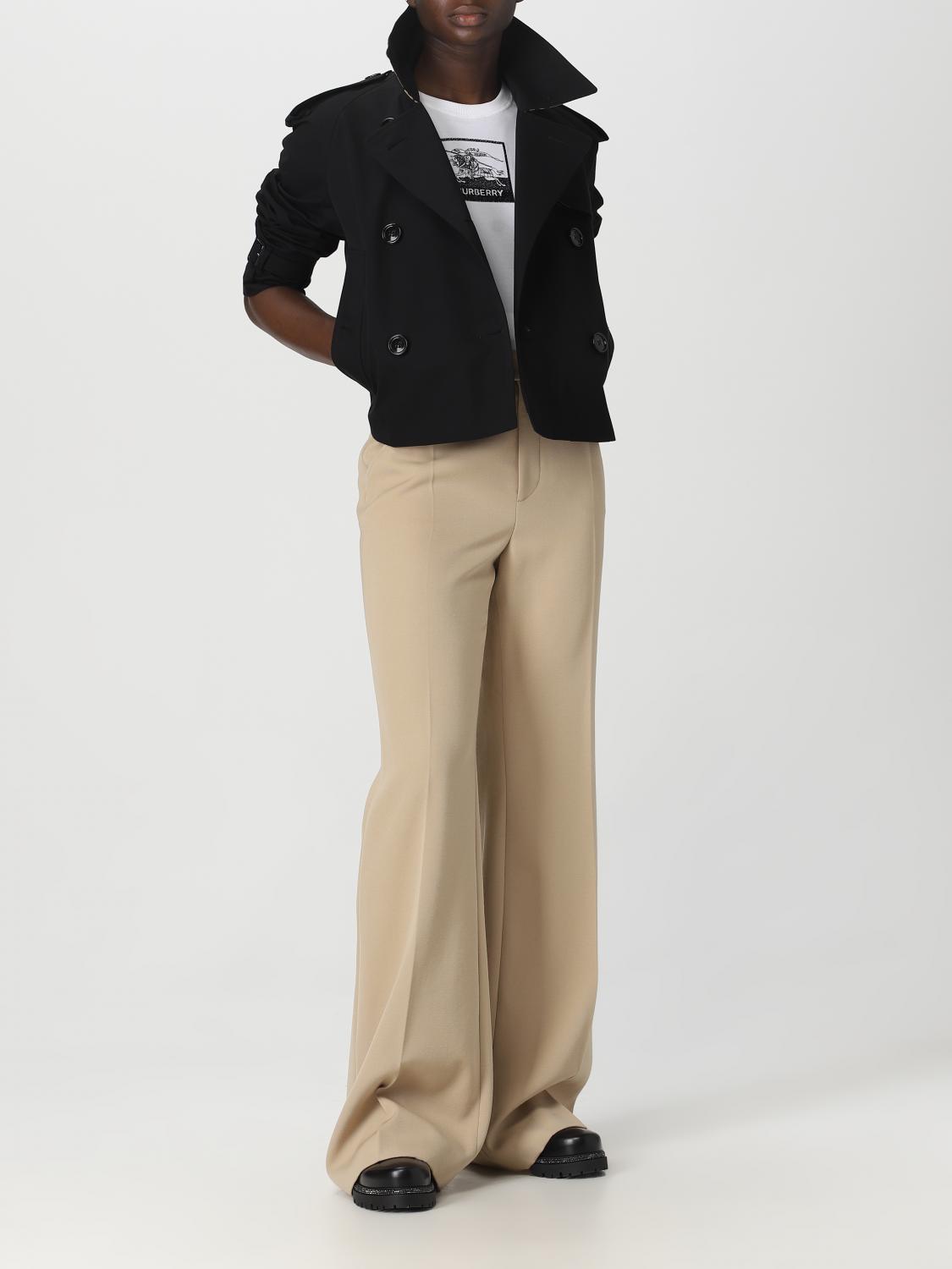 BURBERRY JACKET: Burberry trench coat in cotton, Black - Img 2