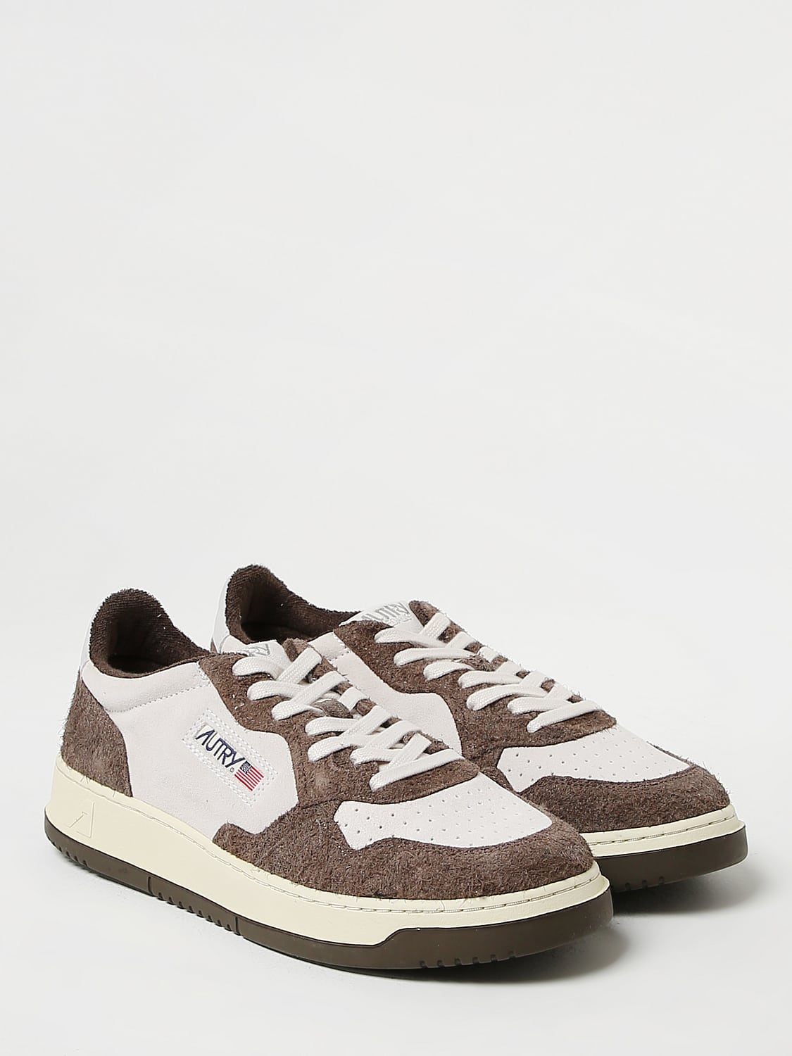 AUTRY SNEAKERS: Autry Medalist sneakers in suede with logo, White - Img 2