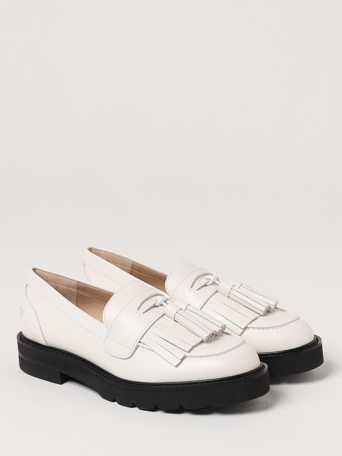 STUART WEITZMAN MOCASSIN: Bottes femme Stuart Weitzman, Crème - Img 2