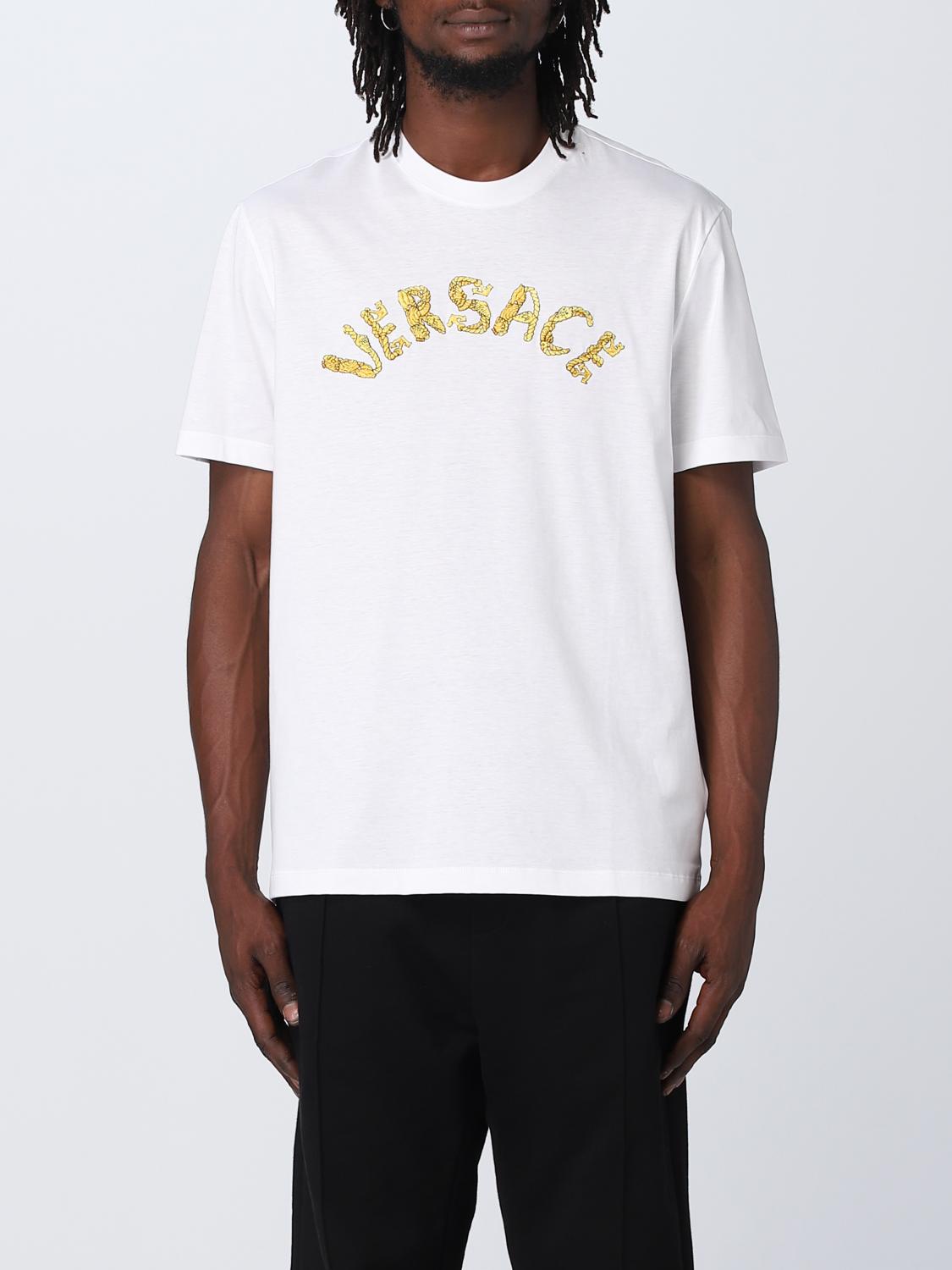 Versace Tシャツ メンズ - ホワイト | 10106411A07700 | GIGLIO.COM