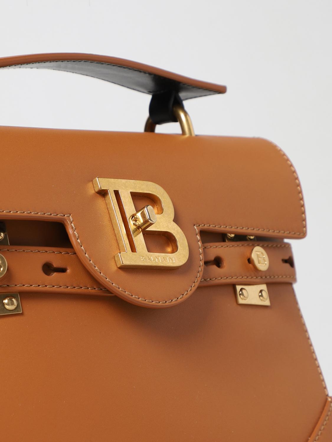 BALMAIN SAC À MAIN: Sac porté main femme Balmain, Chameau - Img 3