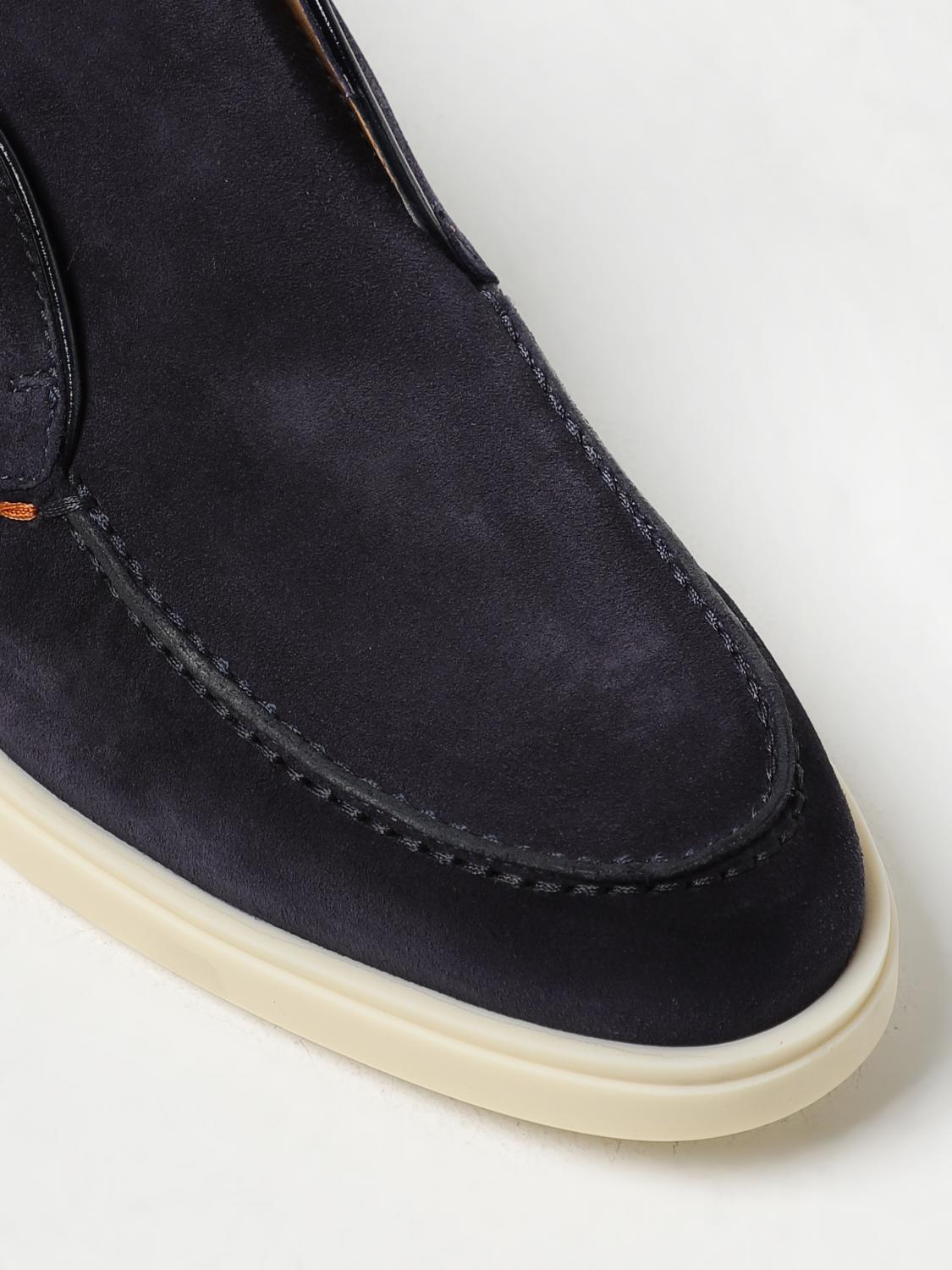SANTONI CHUKKA BOOTS: Shoes men Santoni, Blue - Img 4