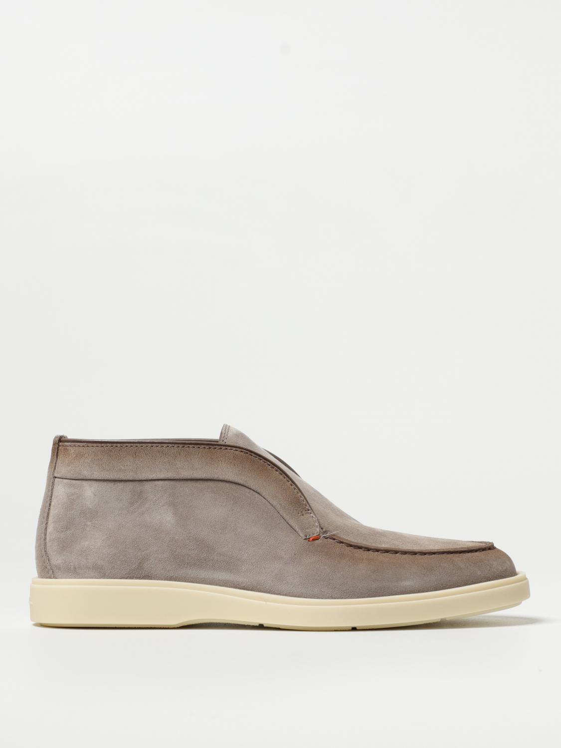 SANTONI DESERT BOOTS: Schuhe herren Santoni, Burgunderrot - Img 1