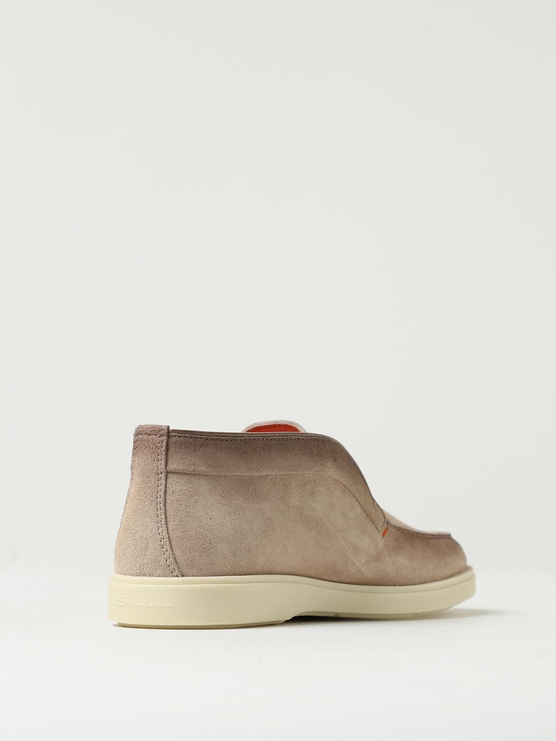 SANTONI DESERT BOOTS: Schuhe herren Santoni, Taubengrau - Img 3