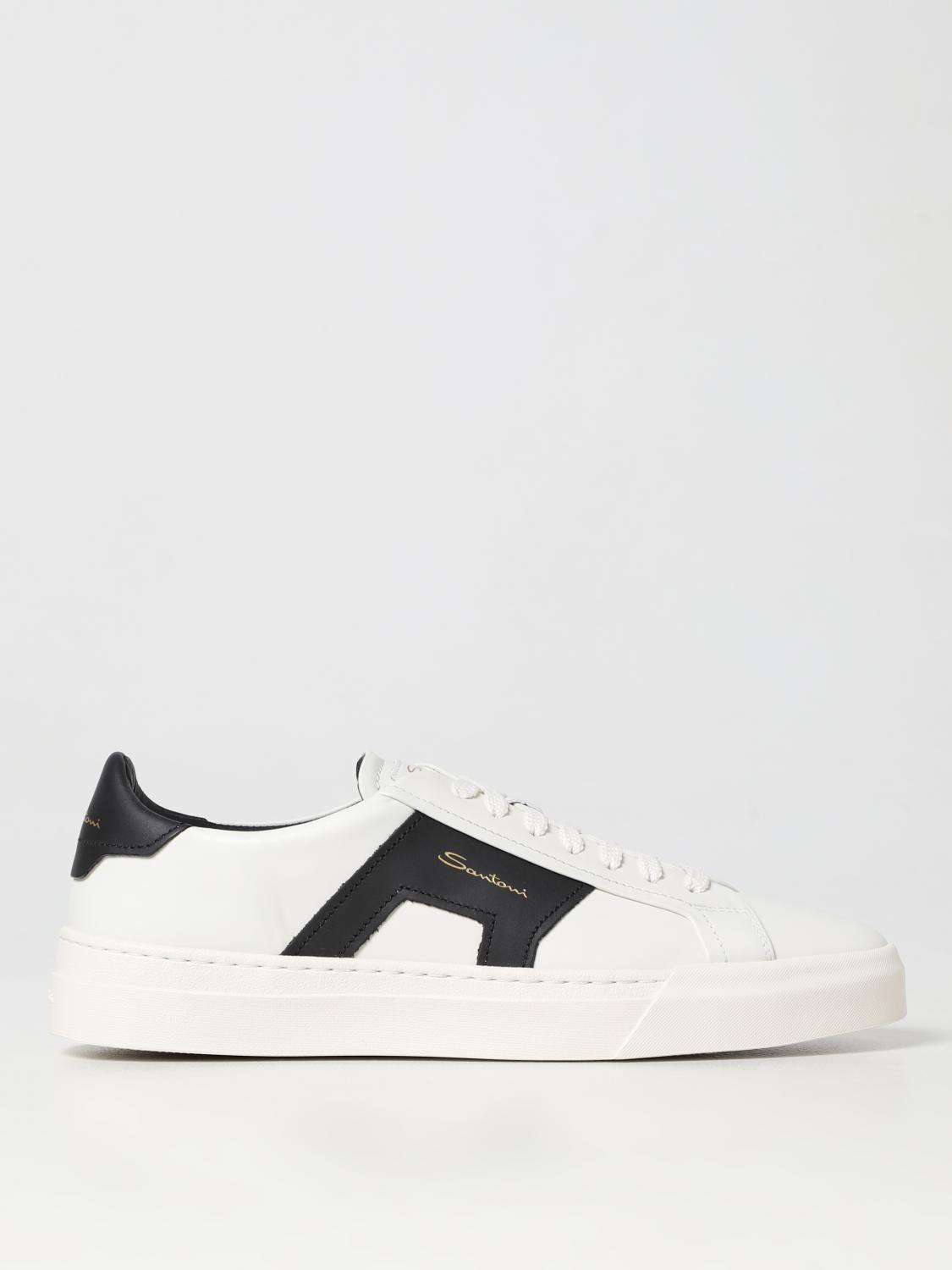 SANTONI SNEAKERS: Sneakers herren Santoni, Yellow Cream - Img 1