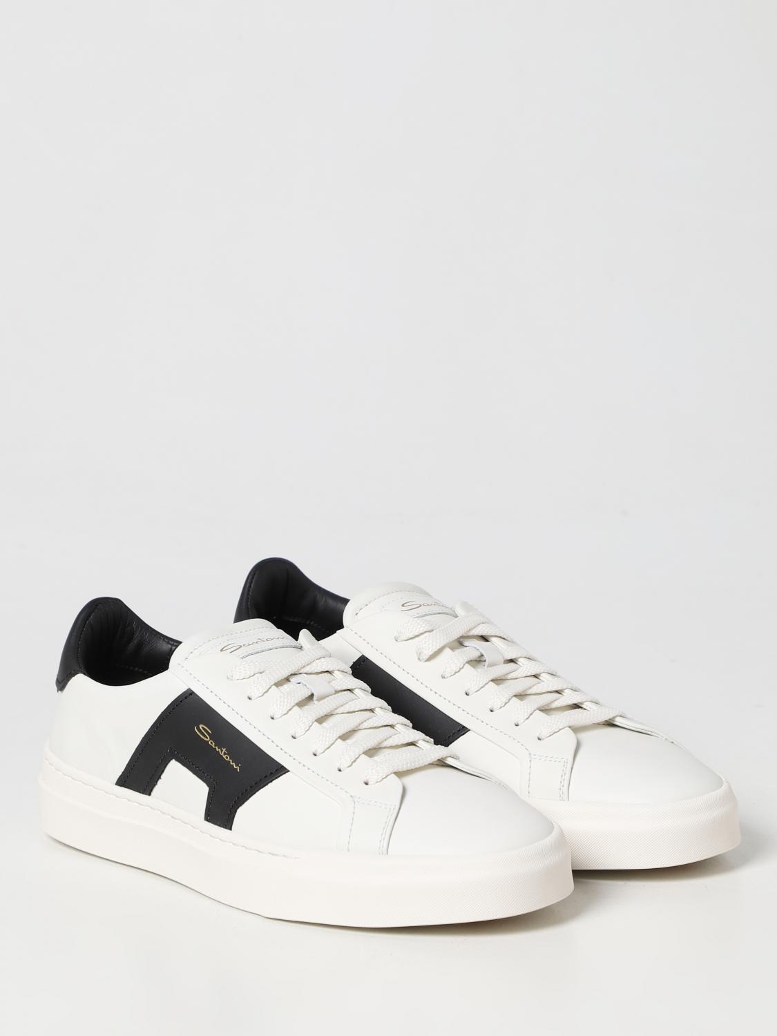 SANTONI SNEAKERS: Sneakers herren Santoni, Yellow Cream - Img 2