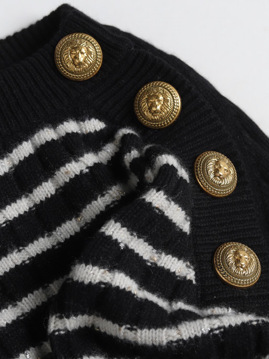 BALMAIN JERSEY: Jersey hombre Balmain, Negro - Img 6