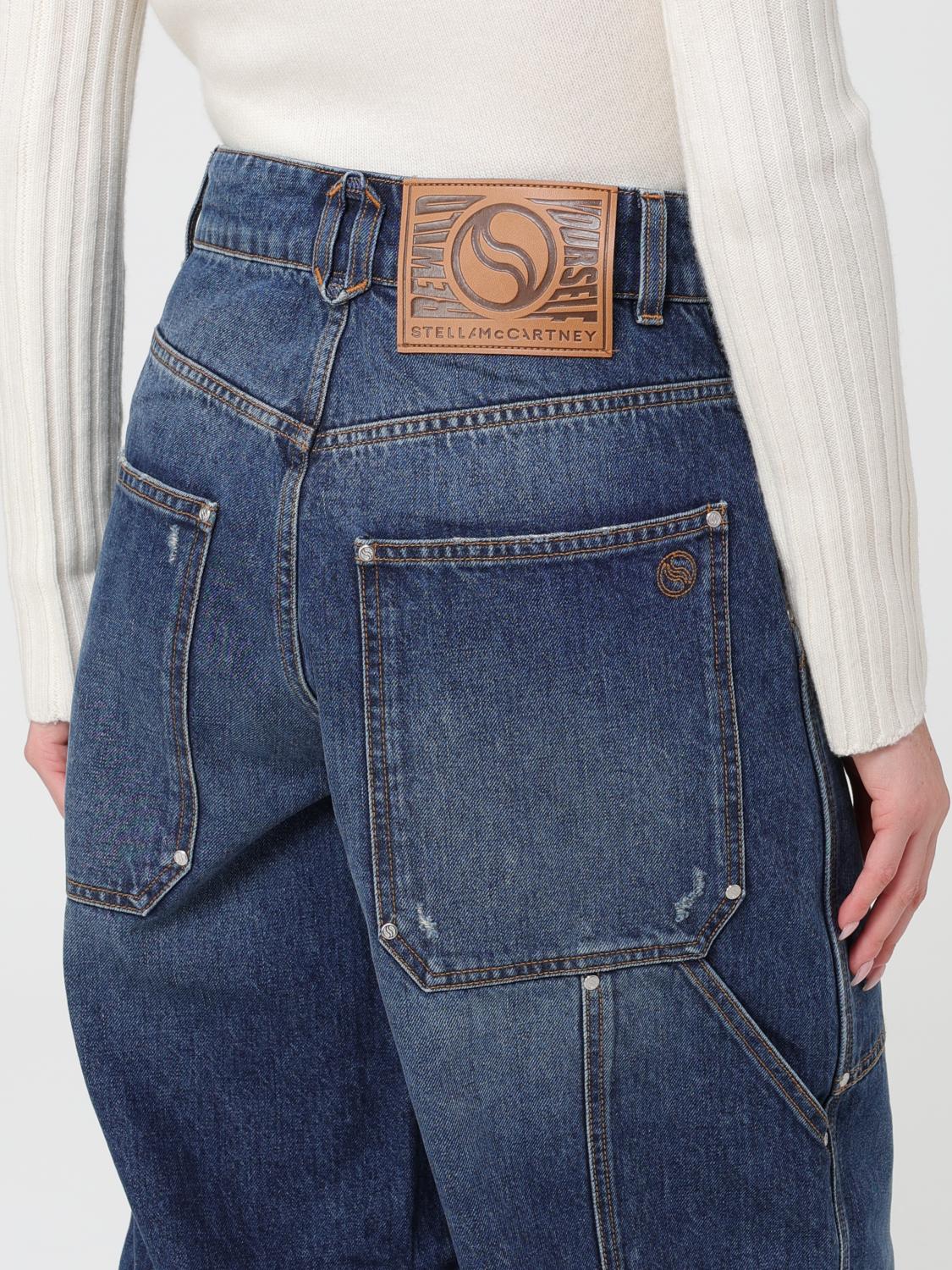 デニム・ジーパン STELLA MCCARTNEY Woman Jeans Blue 6D01503SPH33 4003 Stella McCartney Outlet: denim jeans - Blue | Stella