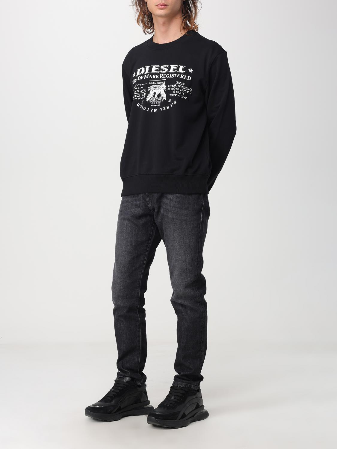 DIESEL SUDADERA: Sudadera hombre Diesel, Negro - Img 2