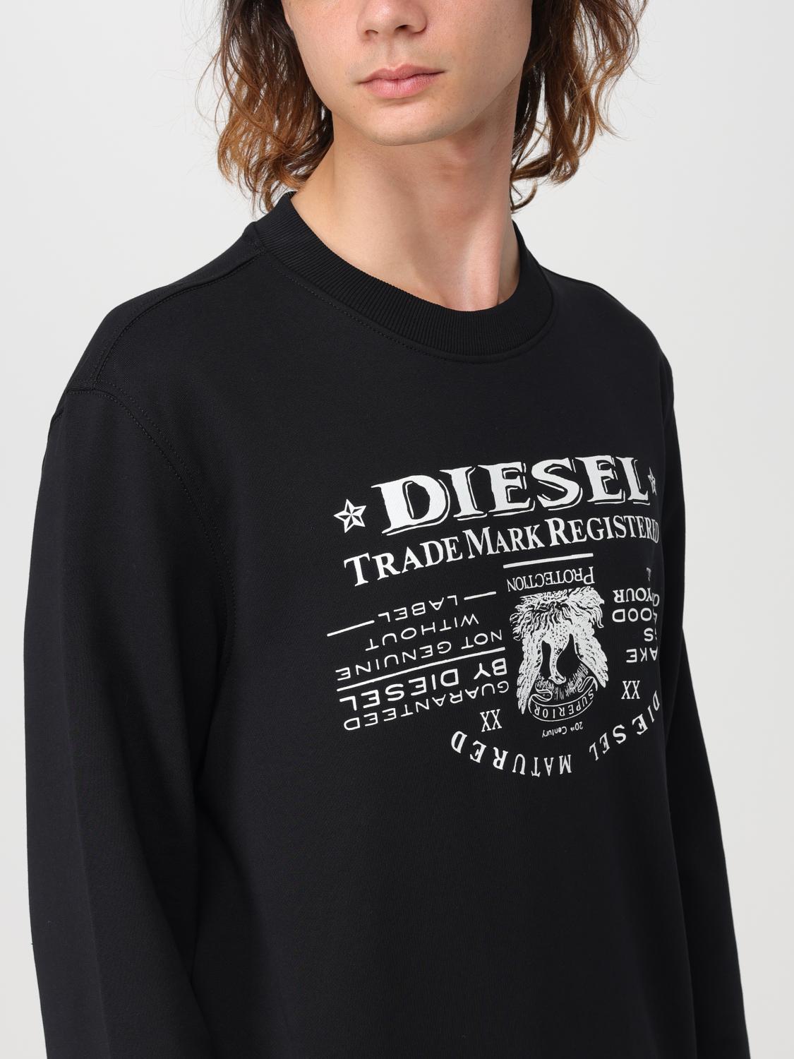 DIESEL SUDADERA: Sudadera hombre Diesel, Negro - Img 4
