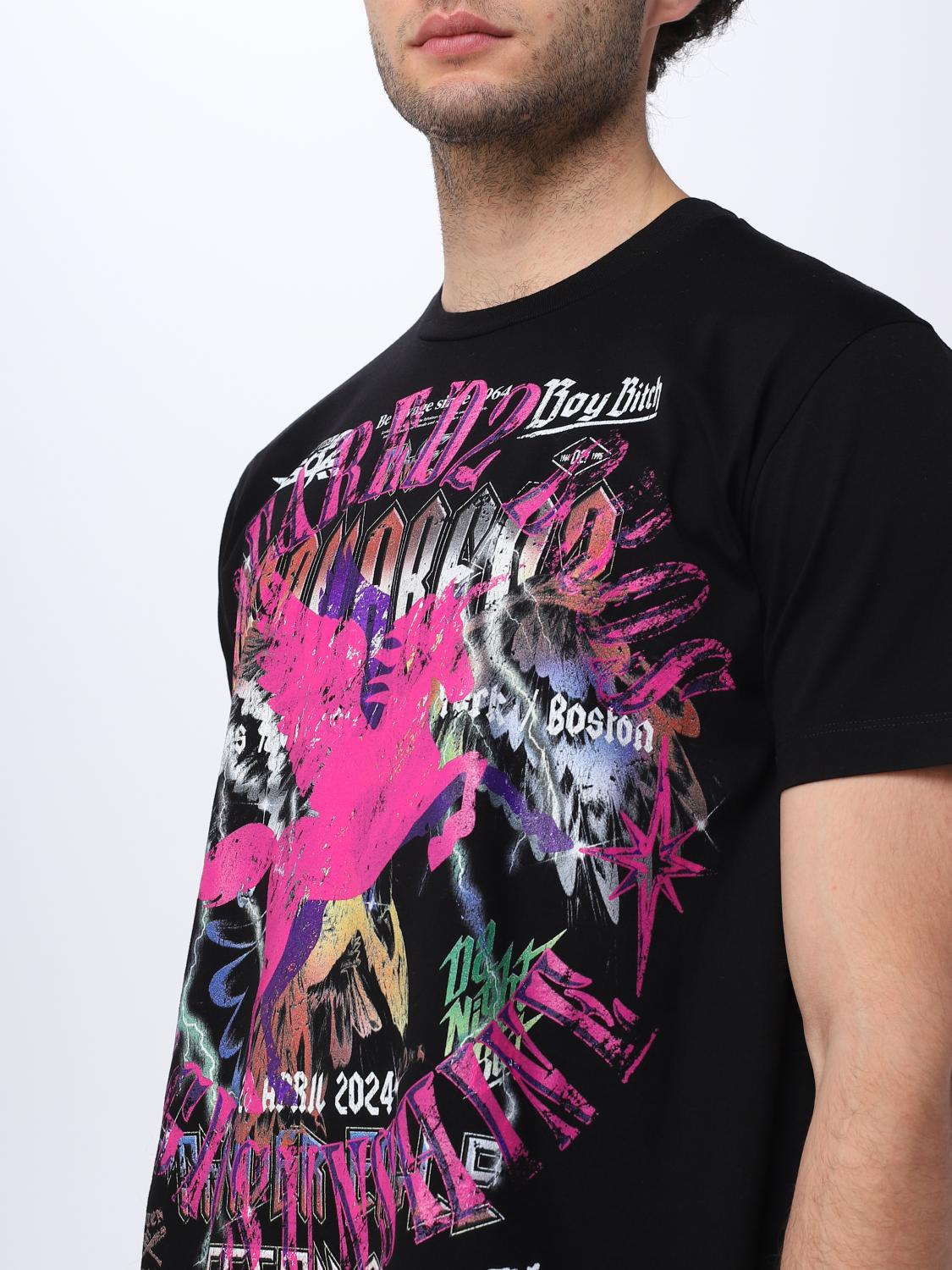 DSQUARED2 T恤: T恤 男士 Dsquared2, 黑色 - Img 4