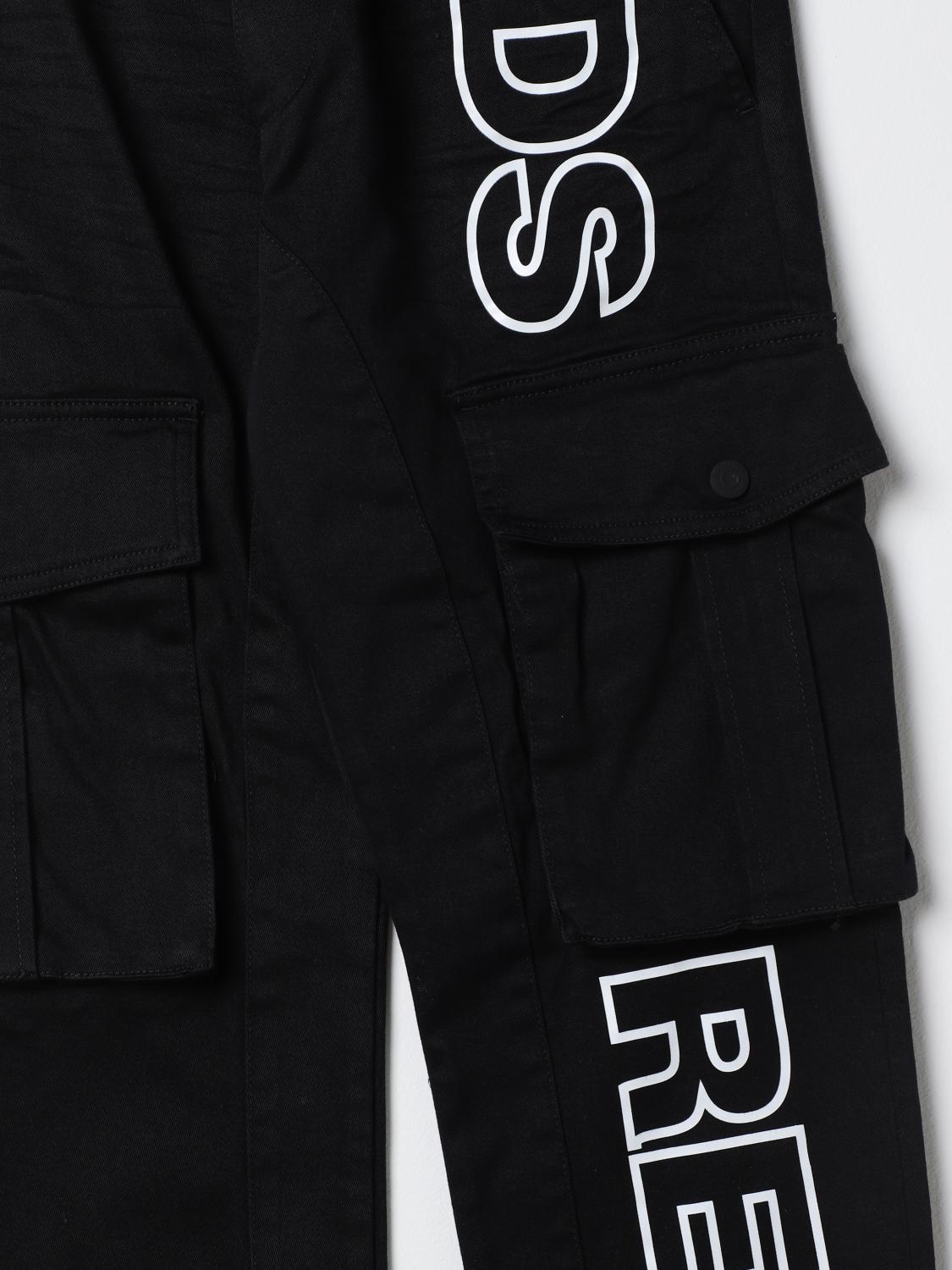 DSQUARED2 PANTS: Pants kids Dsquared2 Junior, Black - Img 3