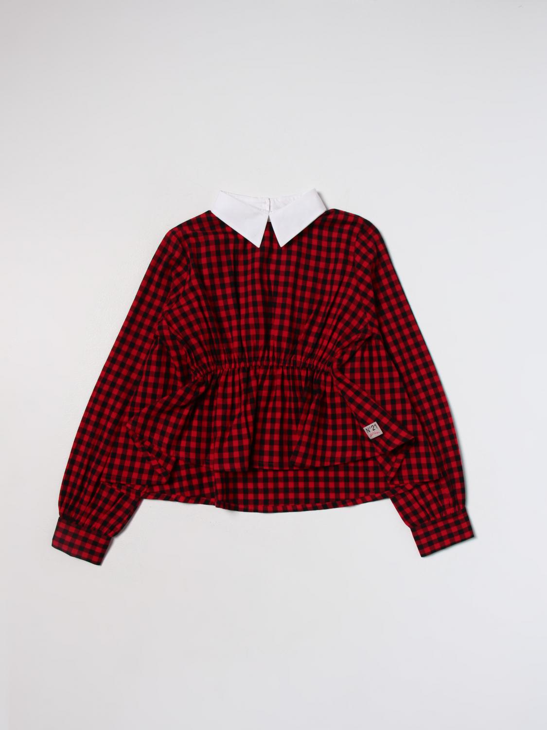 N° 21 CAMISA: Camisa niños N° 21, Rojo - Img 1