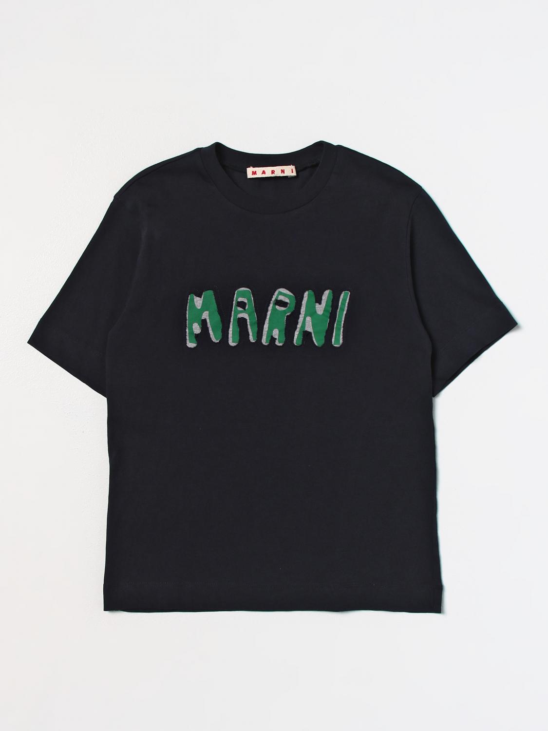 MARNI CAMISETA: Camiseta niños Marni, Azul Oscuro - Img 1