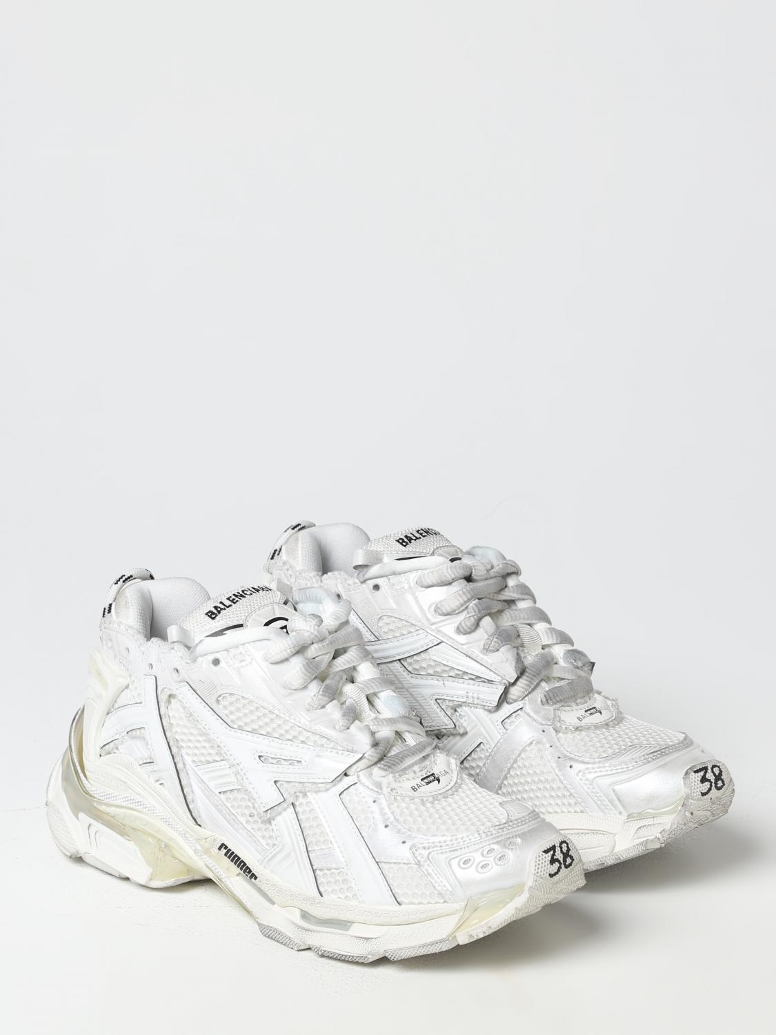 Balenciaga Runner sneakers in used mesh and rubber - White