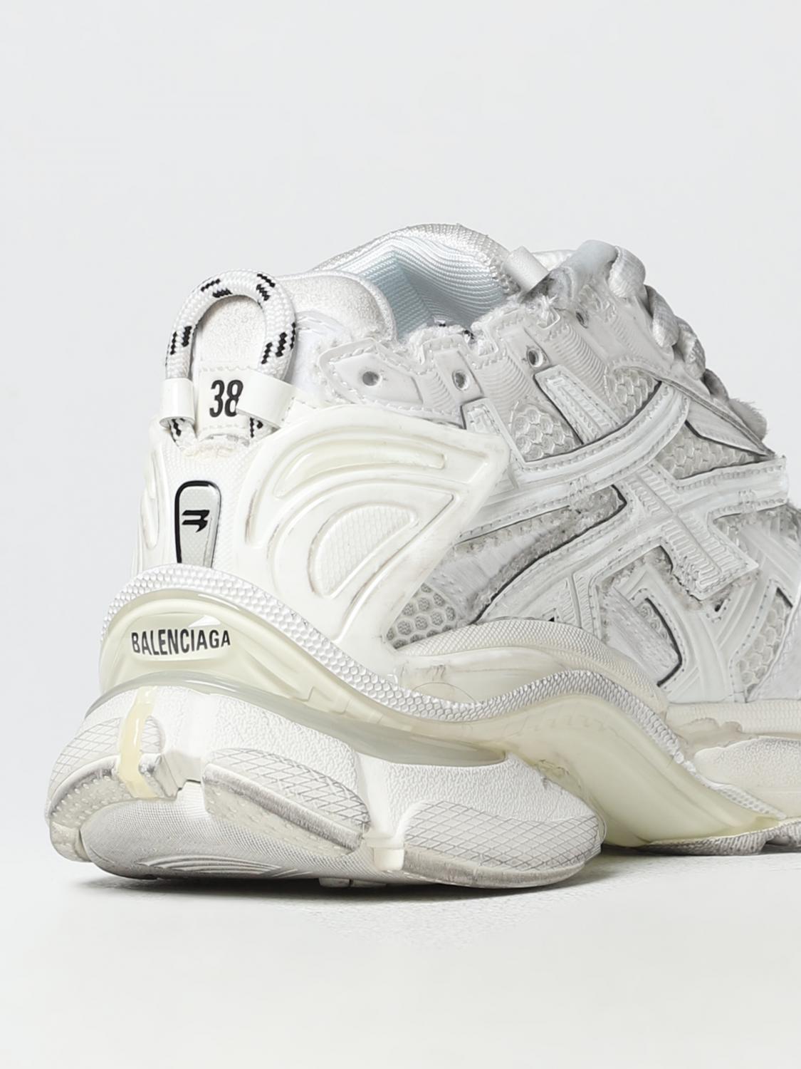 Balenciaga Runner sneakers in used mesh and rubber - White