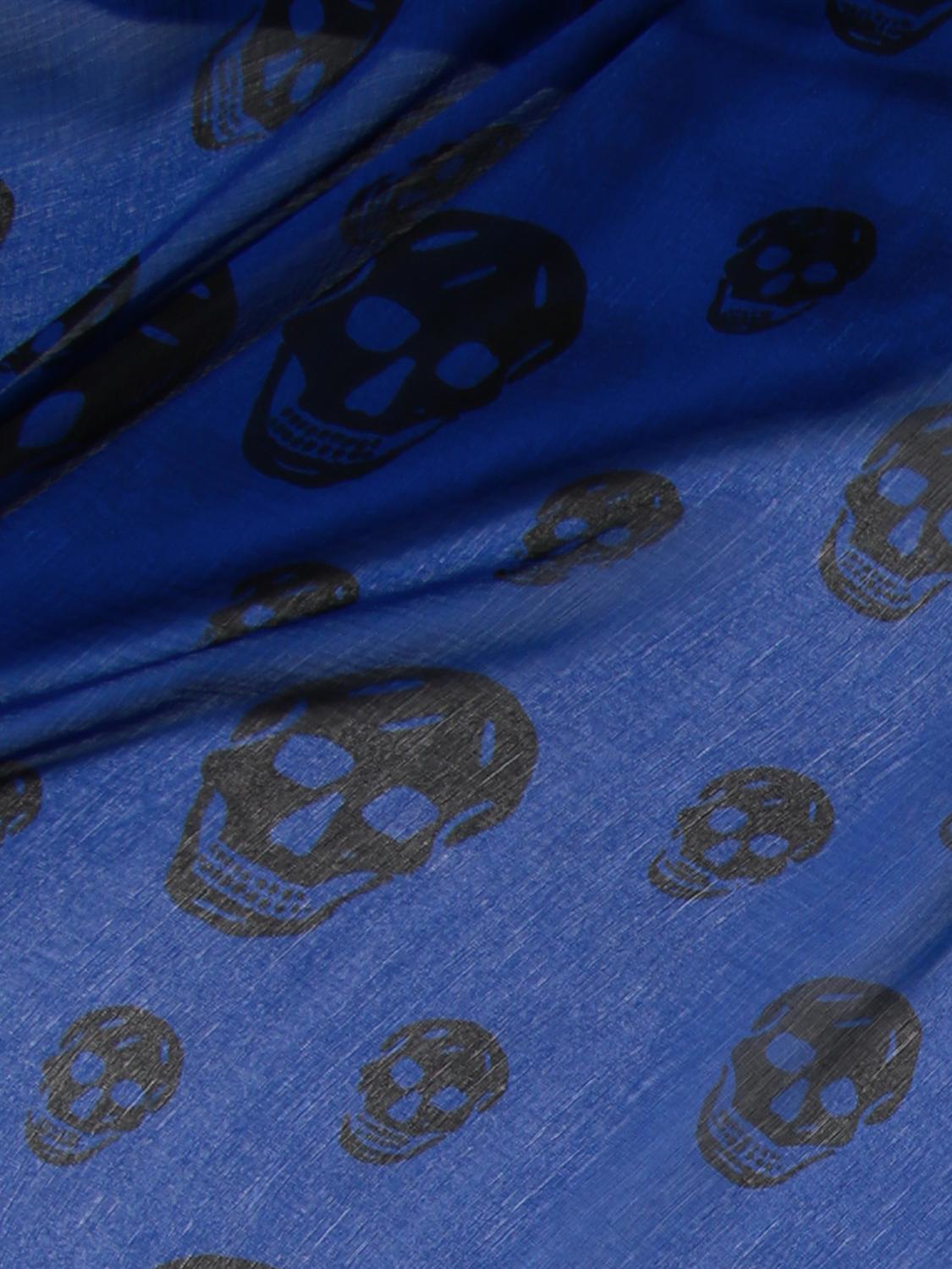 MCQUEEN スカーフ: スカーフ レディース McQueen, ブルー - Img 3