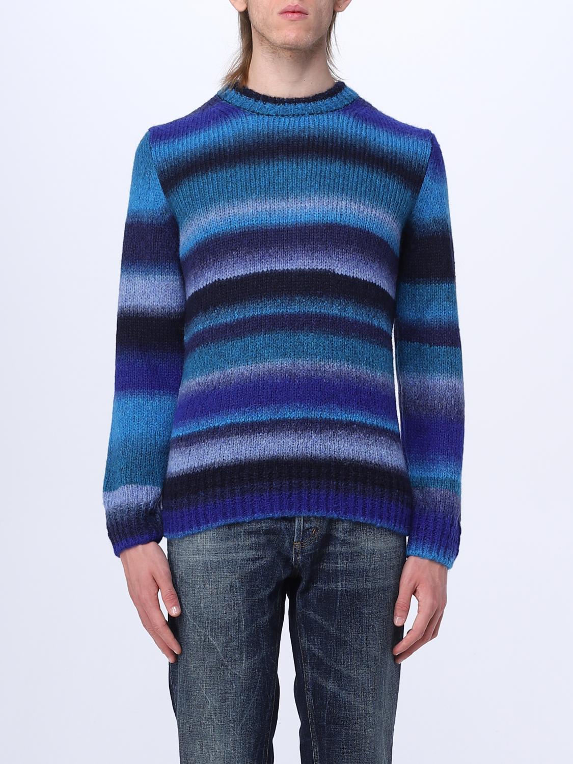 DONDUP SWEATER: Dondup sweater in wool blend, Blue - Img 1