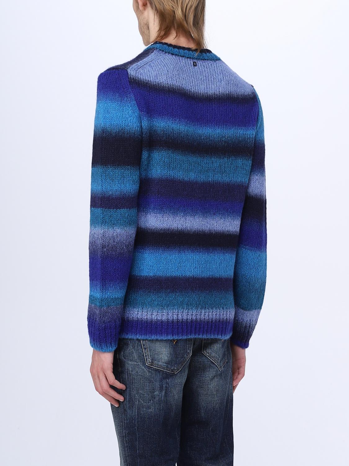 DONDUP SWEATER: Dondup sweater in wool blend, Blue - Img 3