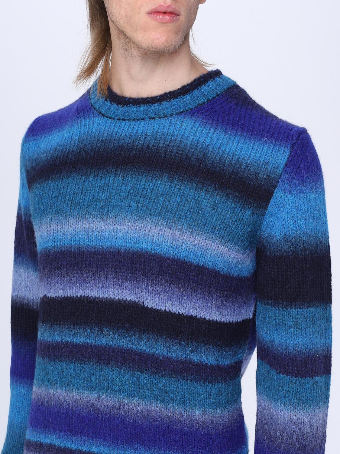 DONDUP SWEATER: Dondup sweater in wool blend, Blue - Img 4