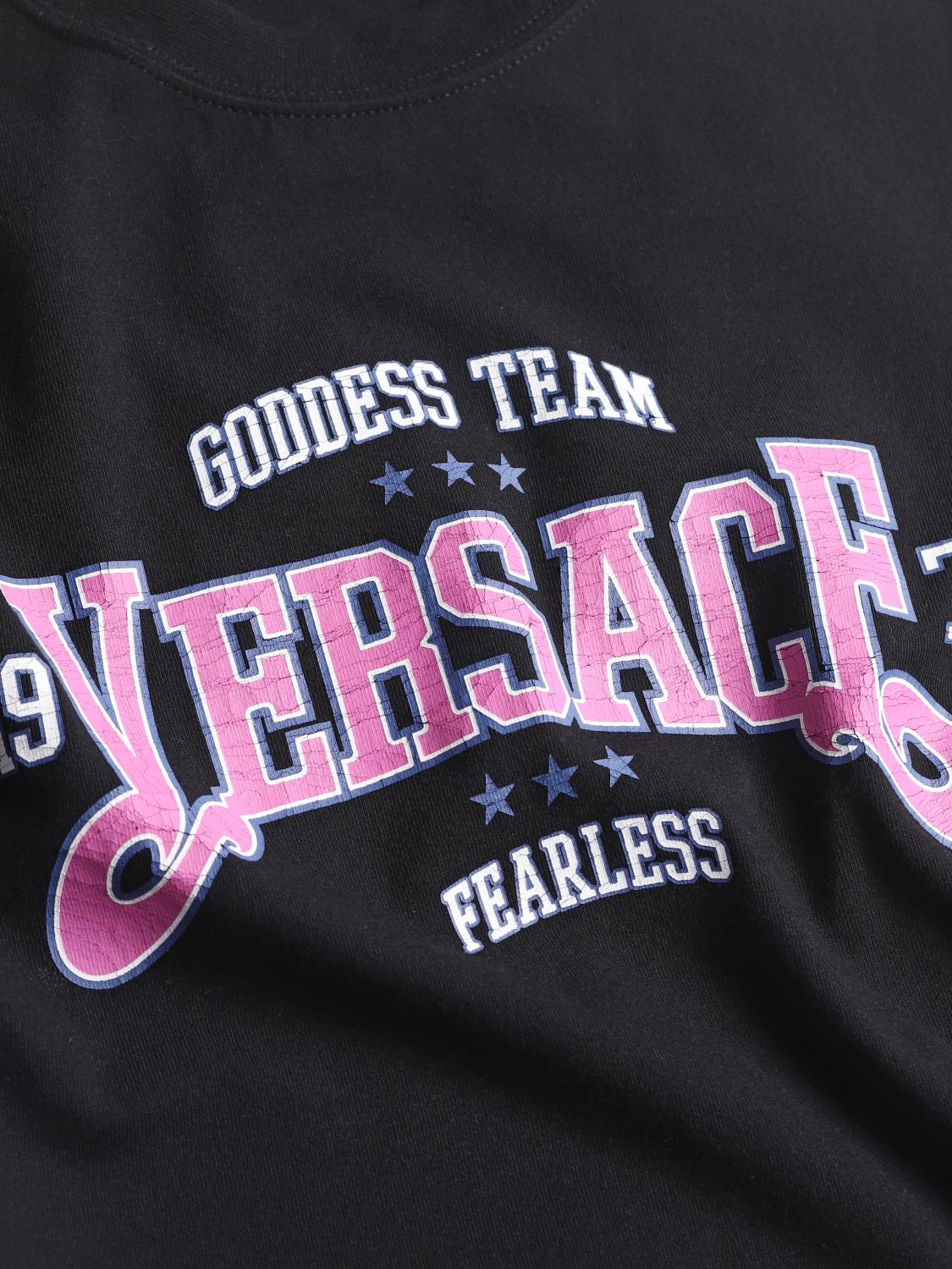 VERSACE T-SHIRT: Pull femme Versace, Noir - Img 6