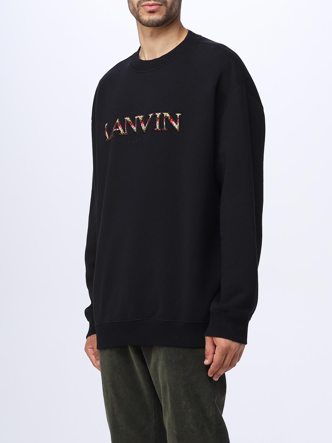 LANVIN SWEATSHIRT: Sweatshirt men Lanvin, Black - Img 4
