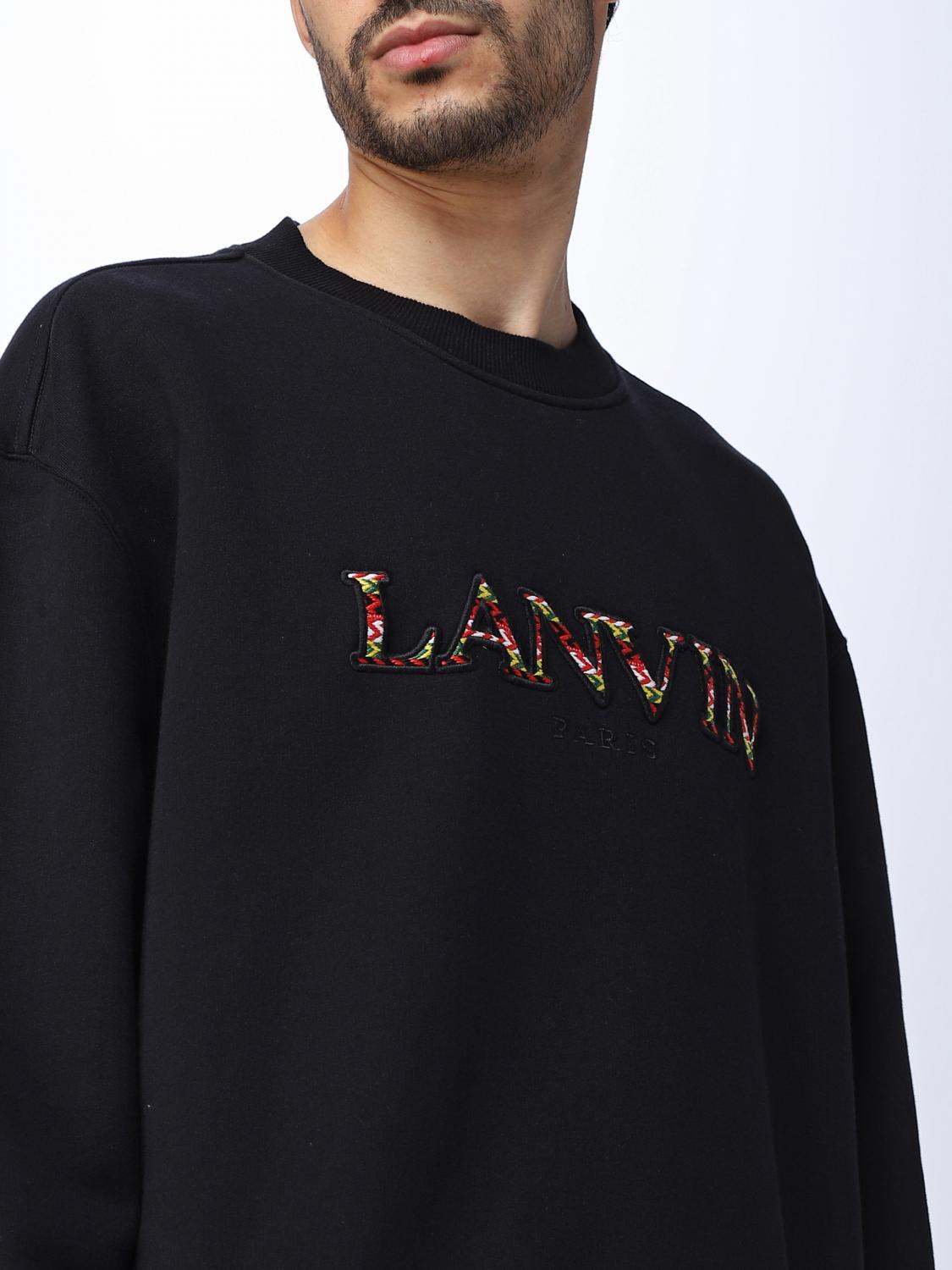 LANVIN SWEATSHIRT: Sweatshirt men Lanvin, Black - Img 5