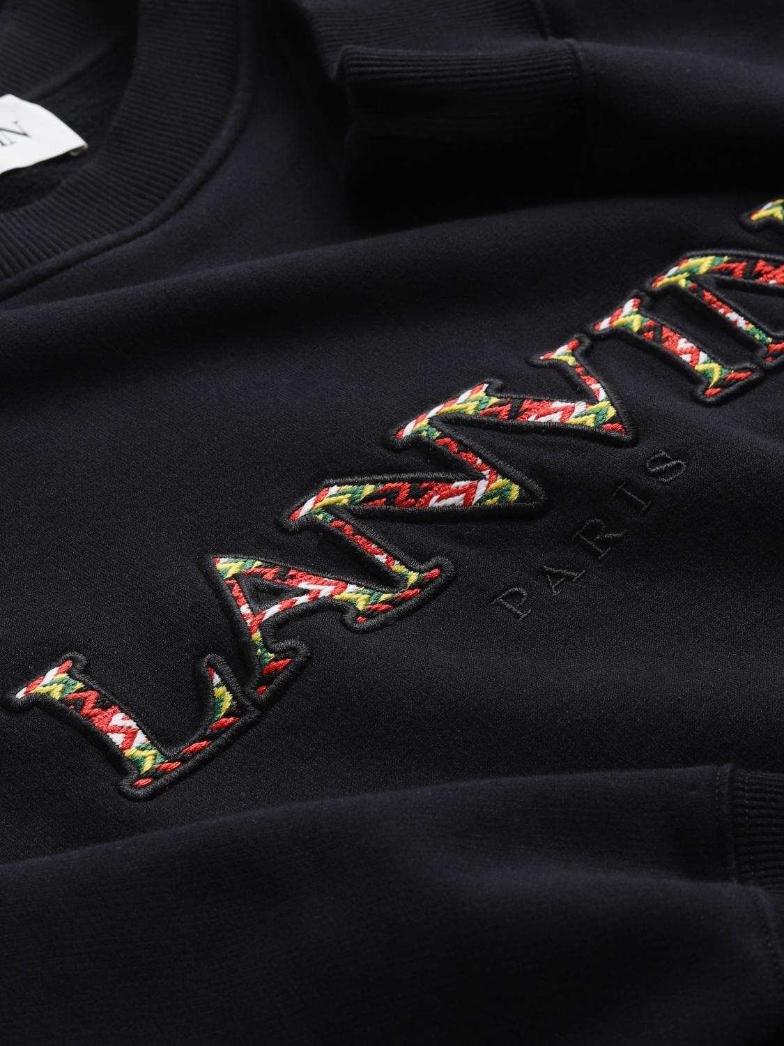LANVIN SWEATSHIRT: Sweatshirt men Lanvin, Black - Img 6