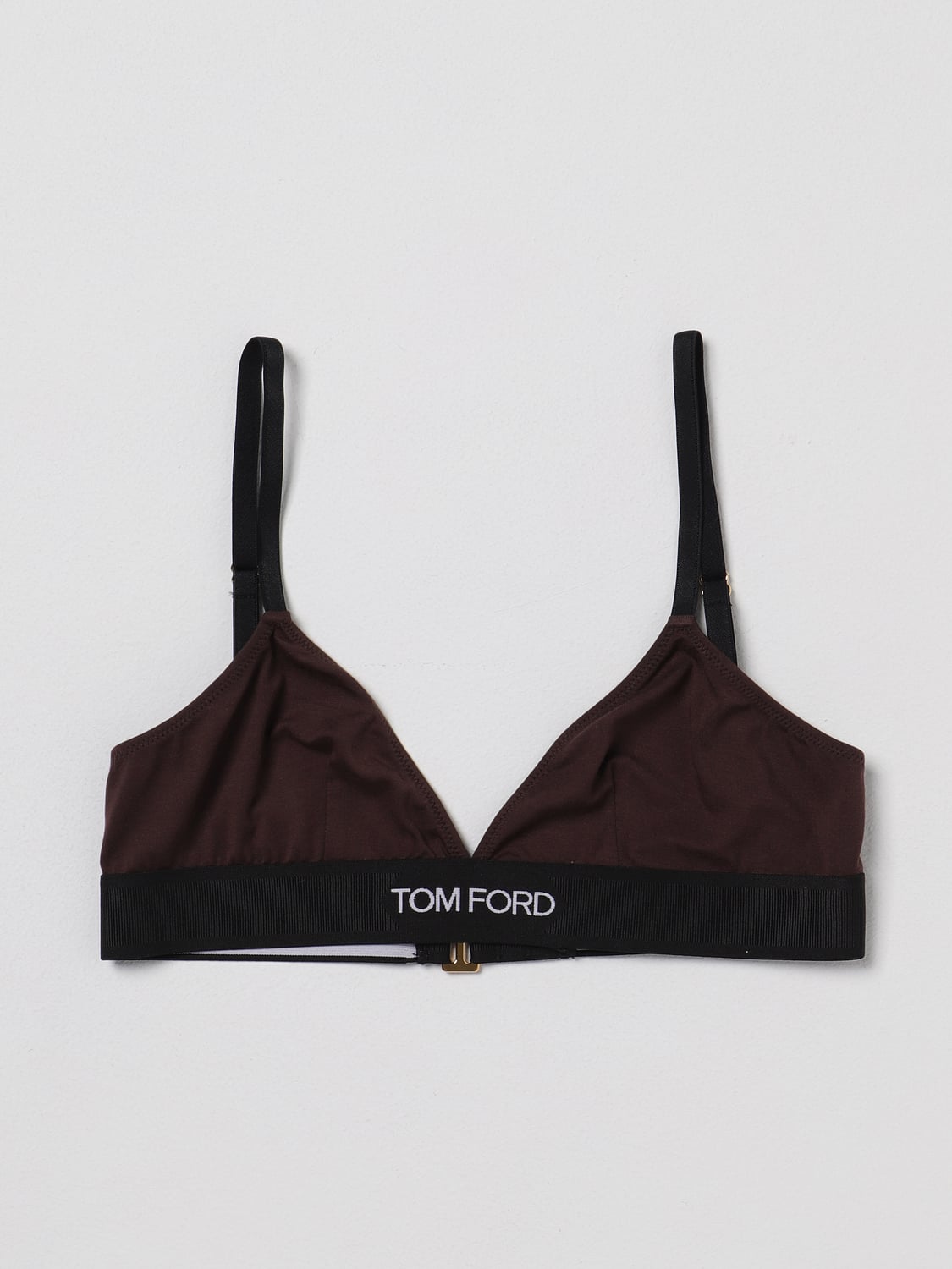 TOM FORD INTIMO: Reggiseno Tom Ford in modal stretch, Marrone - Img 1