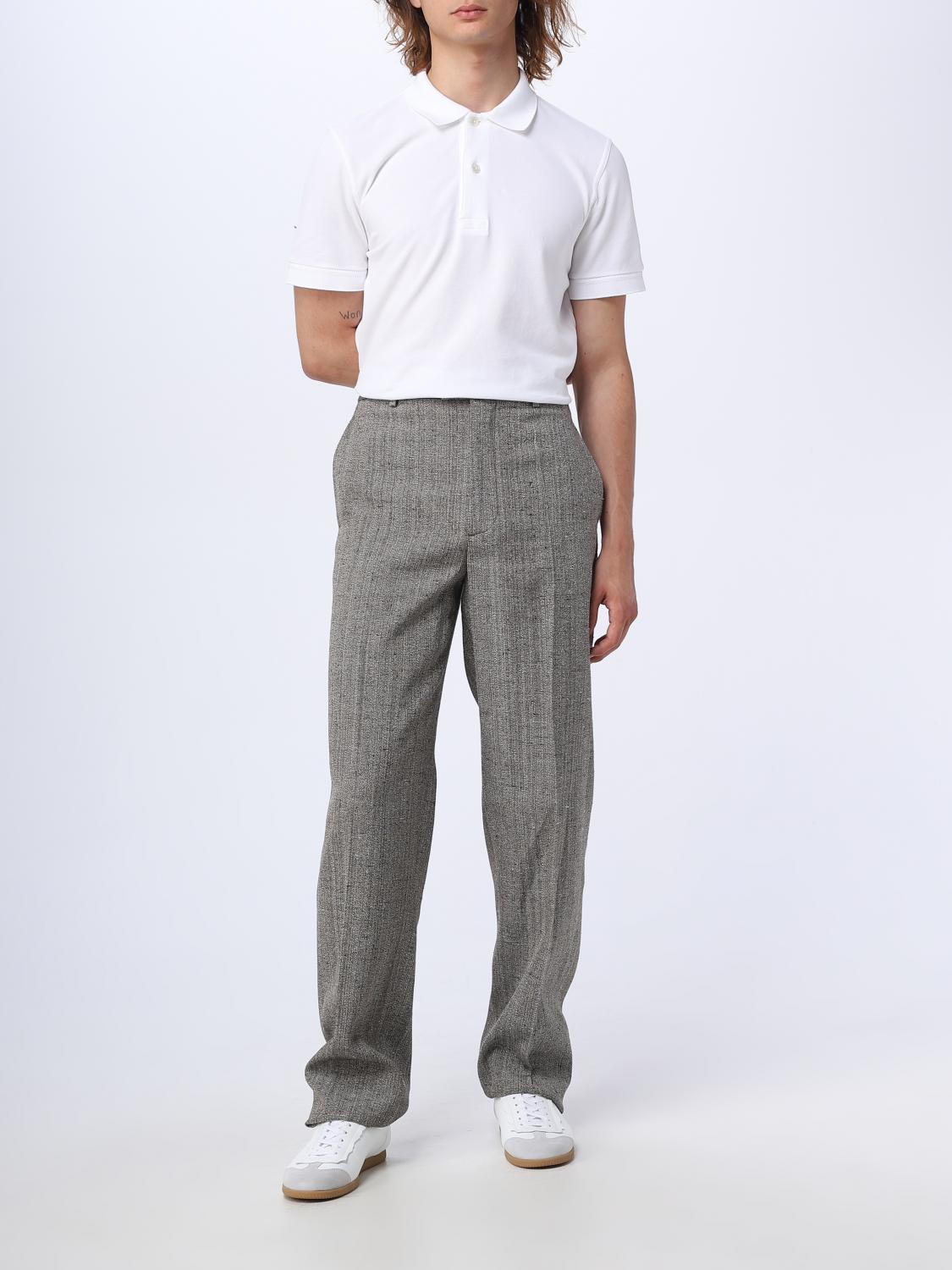 TOM FORD POLO: Polo Tom Ford in cotone piquet, Bianco - Img 2