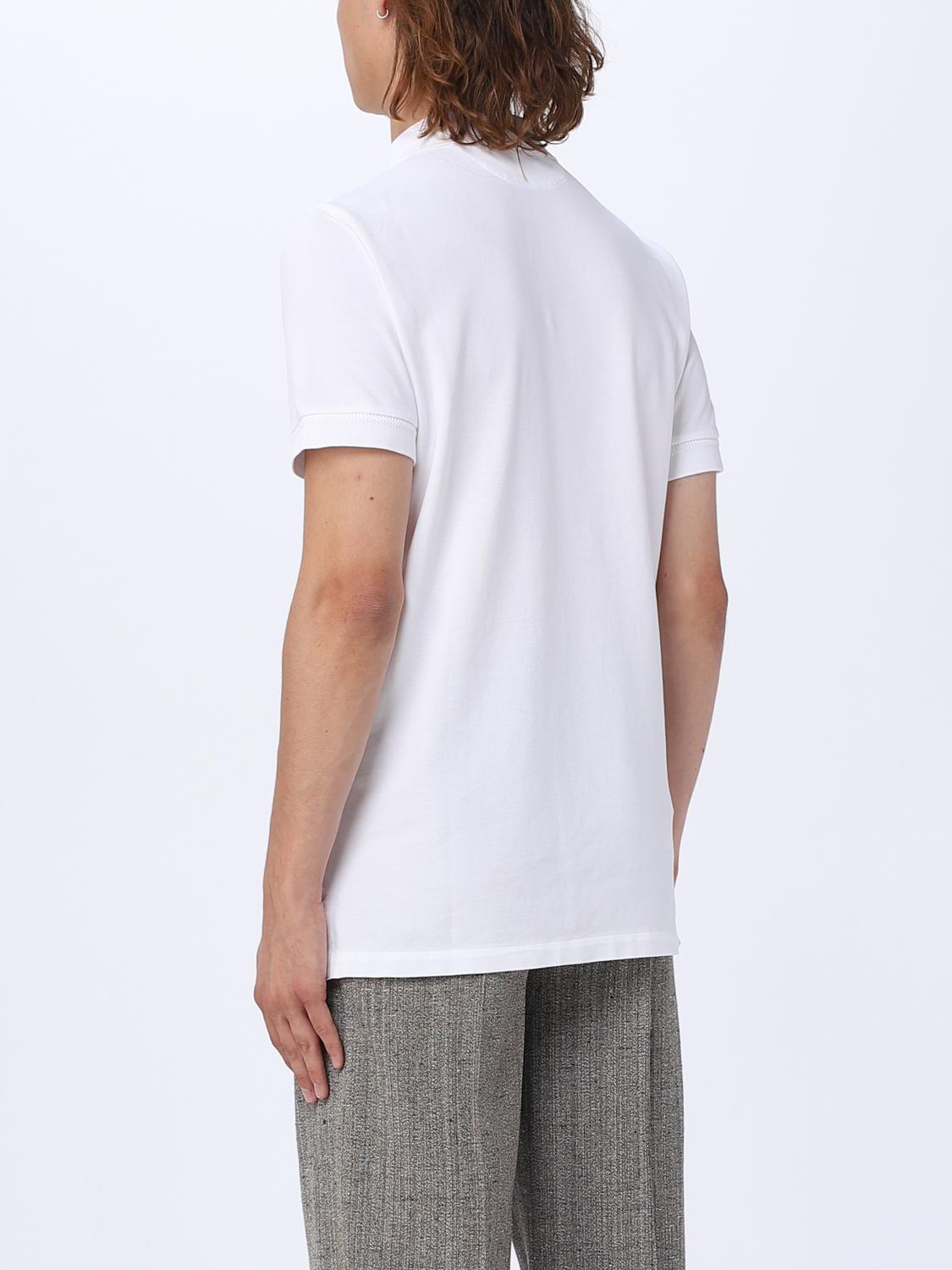 TOM FORD POLO: Polo Tom Ford in cotone piquet, Bianco - Img 3