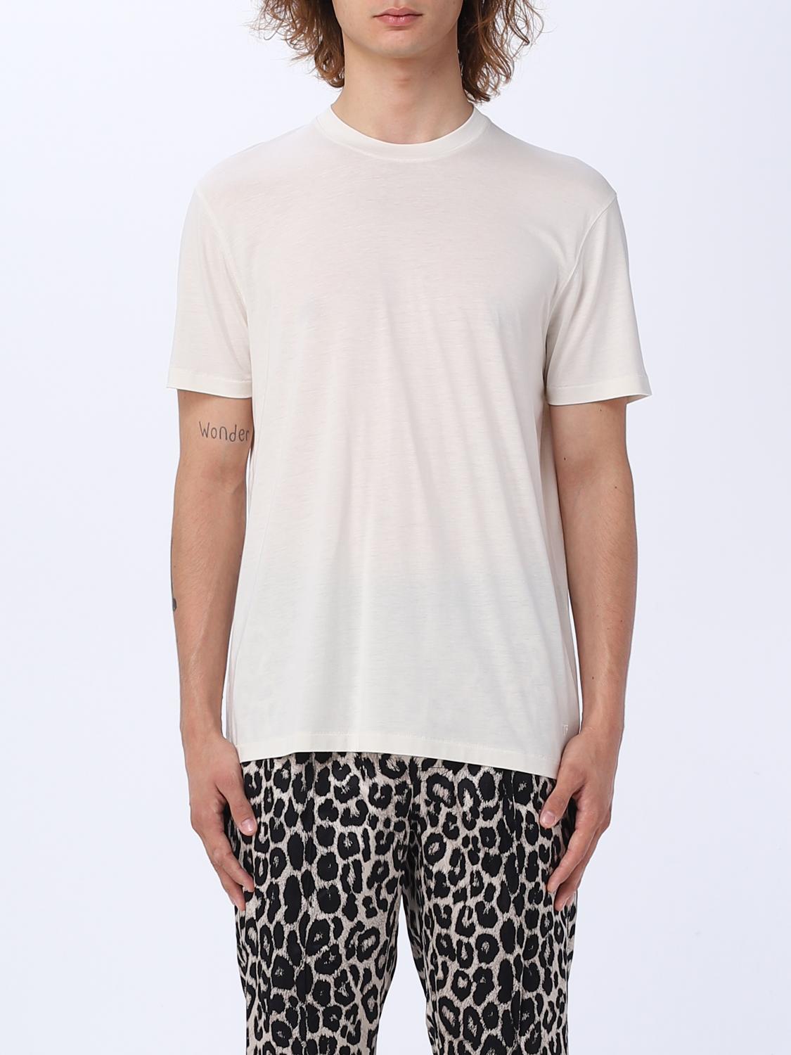 TOM FORD CAMISETA: Camiseta hombre Tom Ford, Beige - Img 1