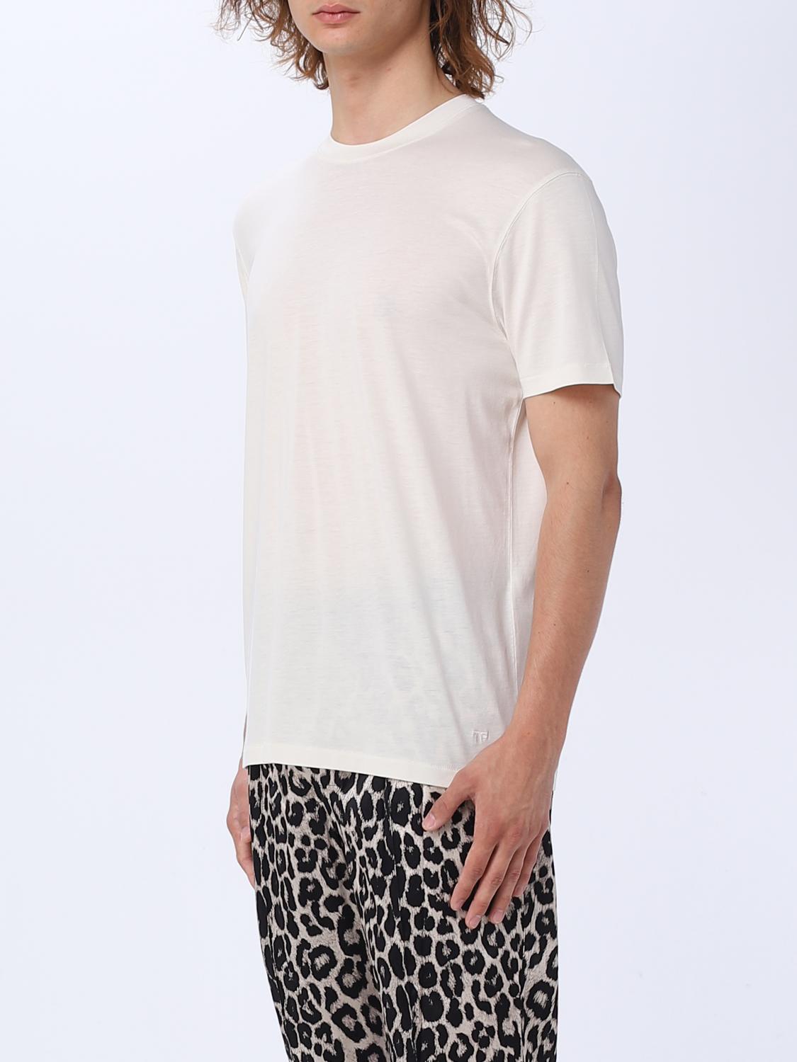 TOM FORD CAMISETA: Camiseta hombre Tom Ford, Beige - Img 3
