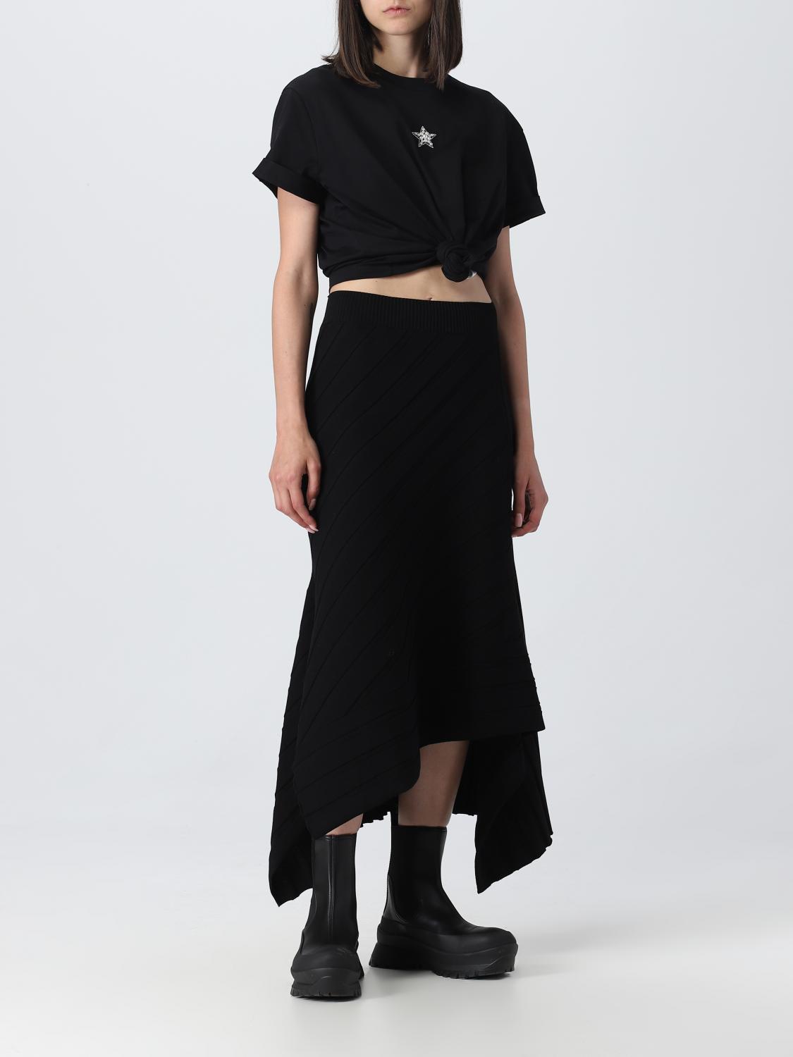 Stella McCartney cotton T-shirt - Black | 6J01733SPX67 | GIGLIO.COM