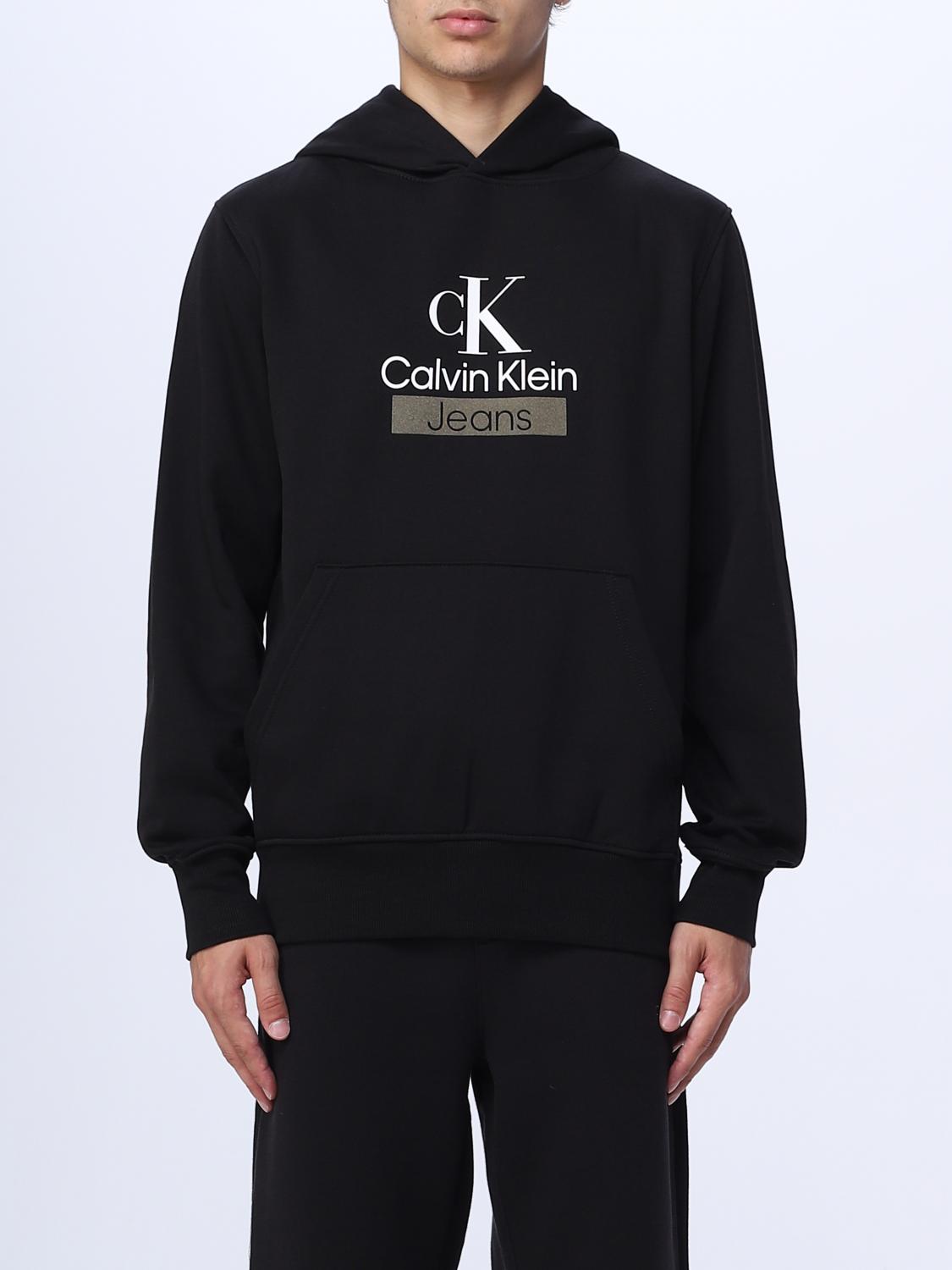CALVIN KLEIN JEANS SUDADERA: Sudadera hombre Calvin Klein Jeans, Negro - Img 1