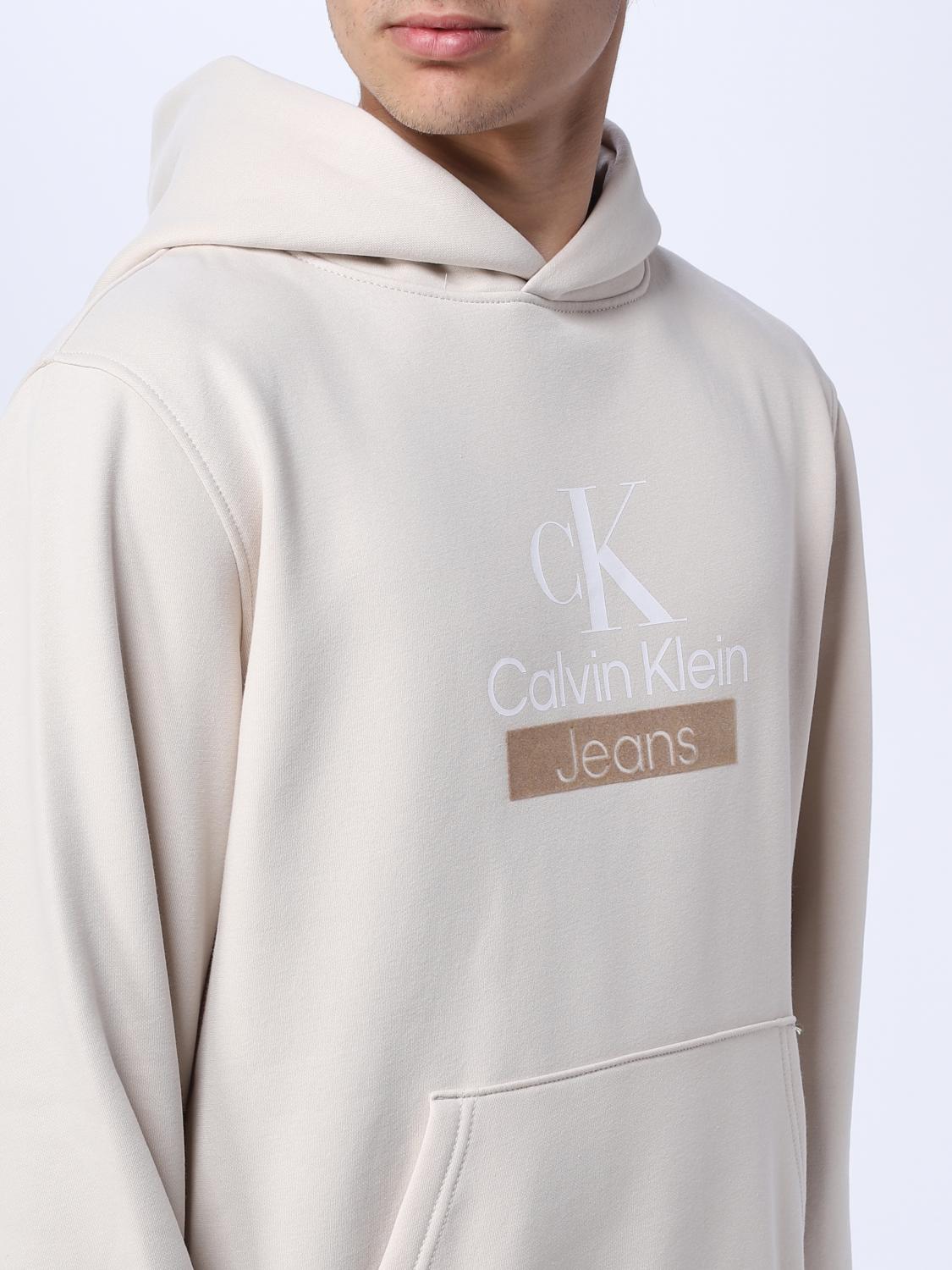 CALVIN KLEIN JEANS SWEATSHIRT: Sweatshirt men Calvin Klein Jeans, Yellow Cream - Img 3
