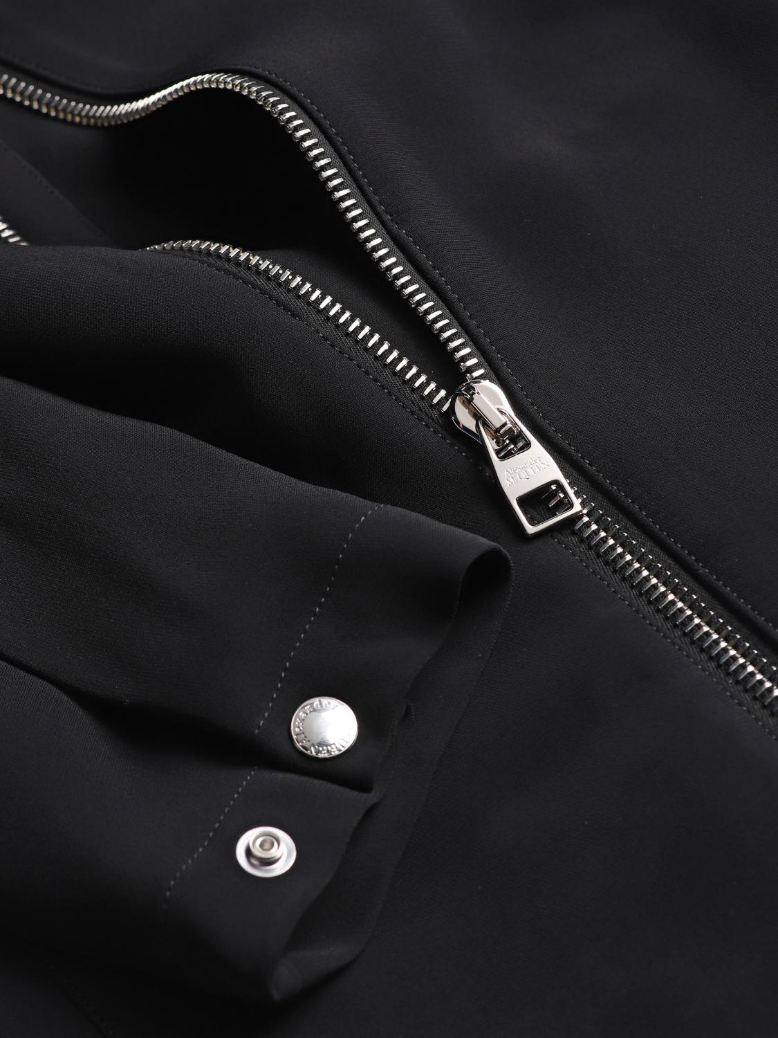 MCQUEEN JACKET: McQueen viscose jacket, Black - Img 6