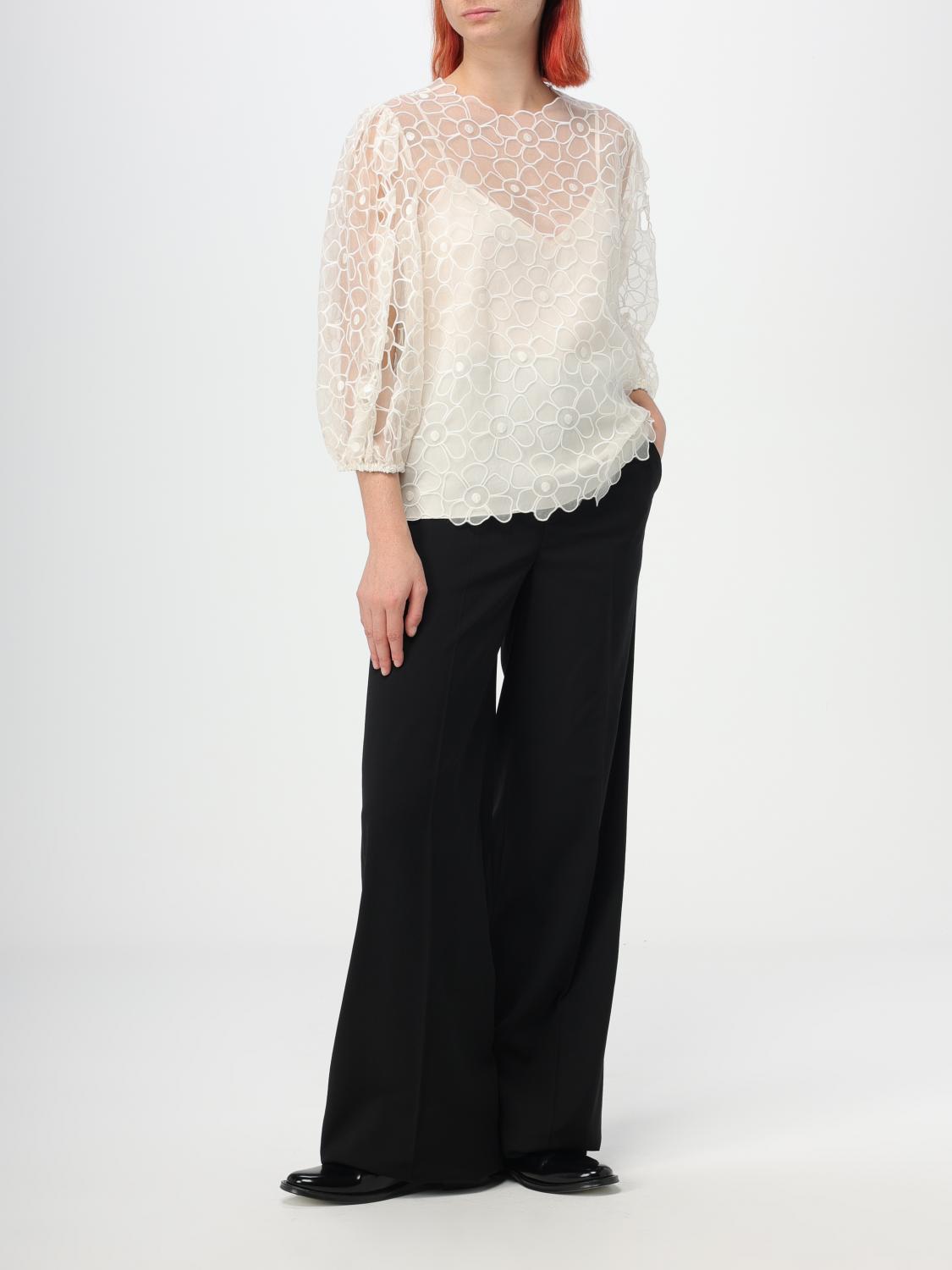 RED VALENTINO TOP: Abrigo mujer Red Valentino, Leche - Img 2