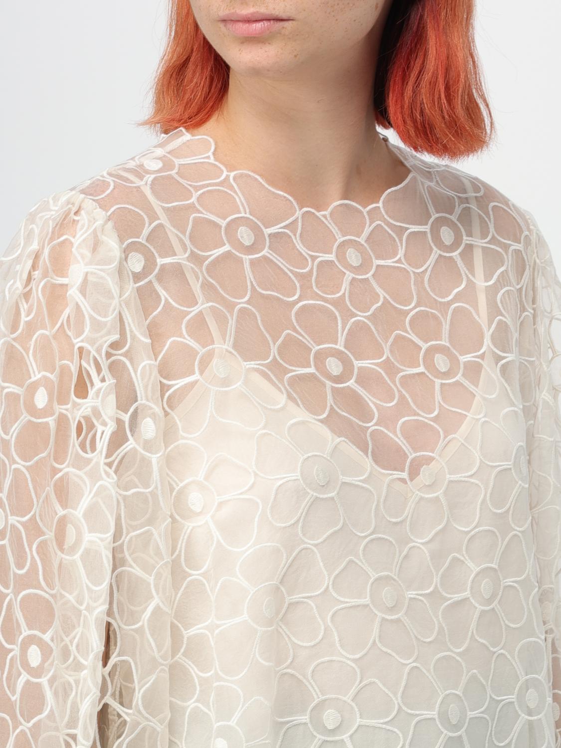 RED VALENTINO TOP: Abrigo mujer Red Valentino, Leche - Img 5
