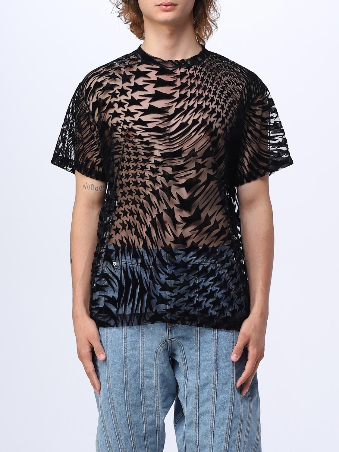 Mugler T-shirt men - Black | 23S1TS0054694 | GIGLIO.COM