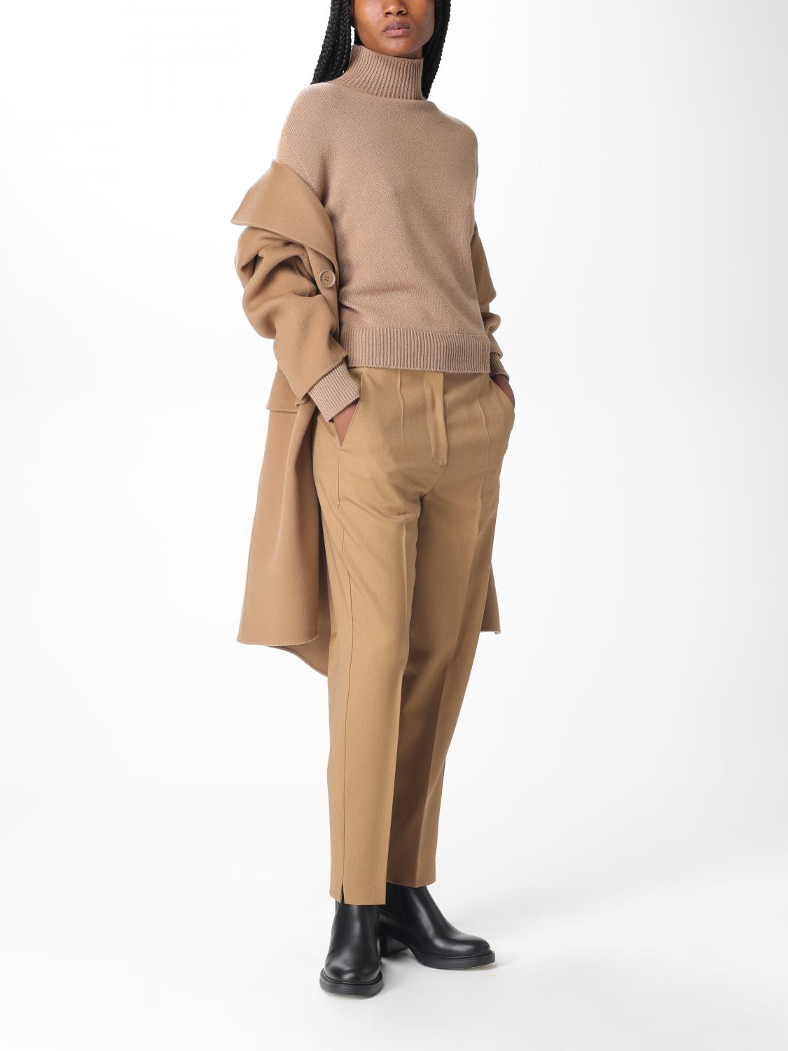 'S MAX MARA PULL: Pull femme S Max Mara, Chameau - Img 2
