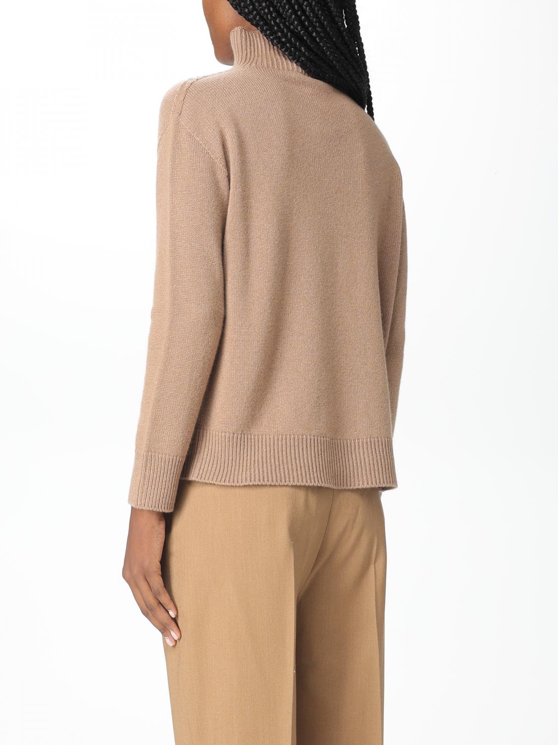 'S MAX MARA PULL: Pull femme S Max Mara, Chameau - Img 3