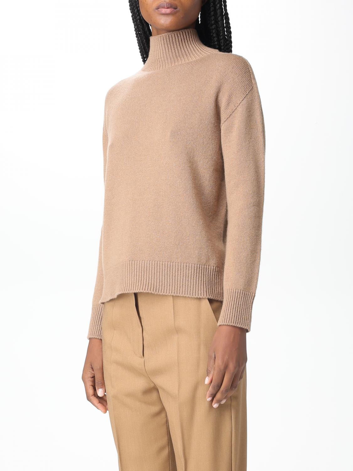 'S MAX MARA PULL: Pull femme S Max Mara, Chameau - Img 4