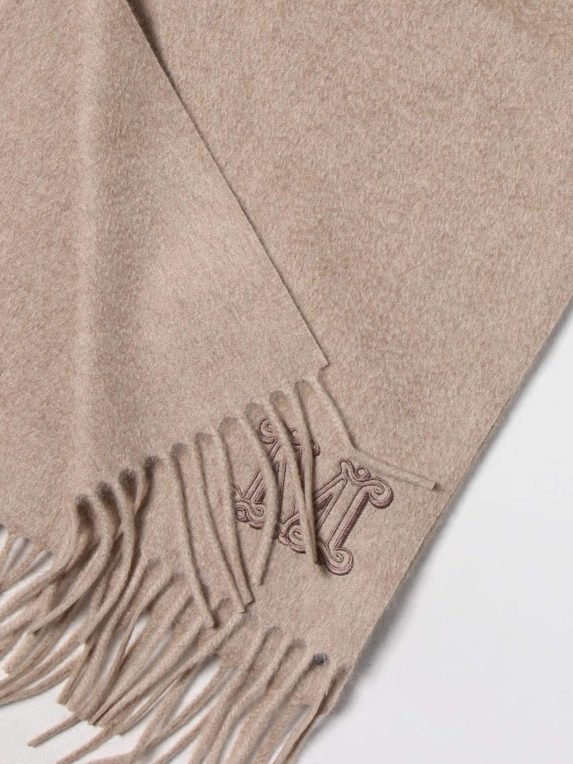 MAX MARA SCIARPA: Sciarpa Dalia Max Mara in cashmere, Marrone - Img 3