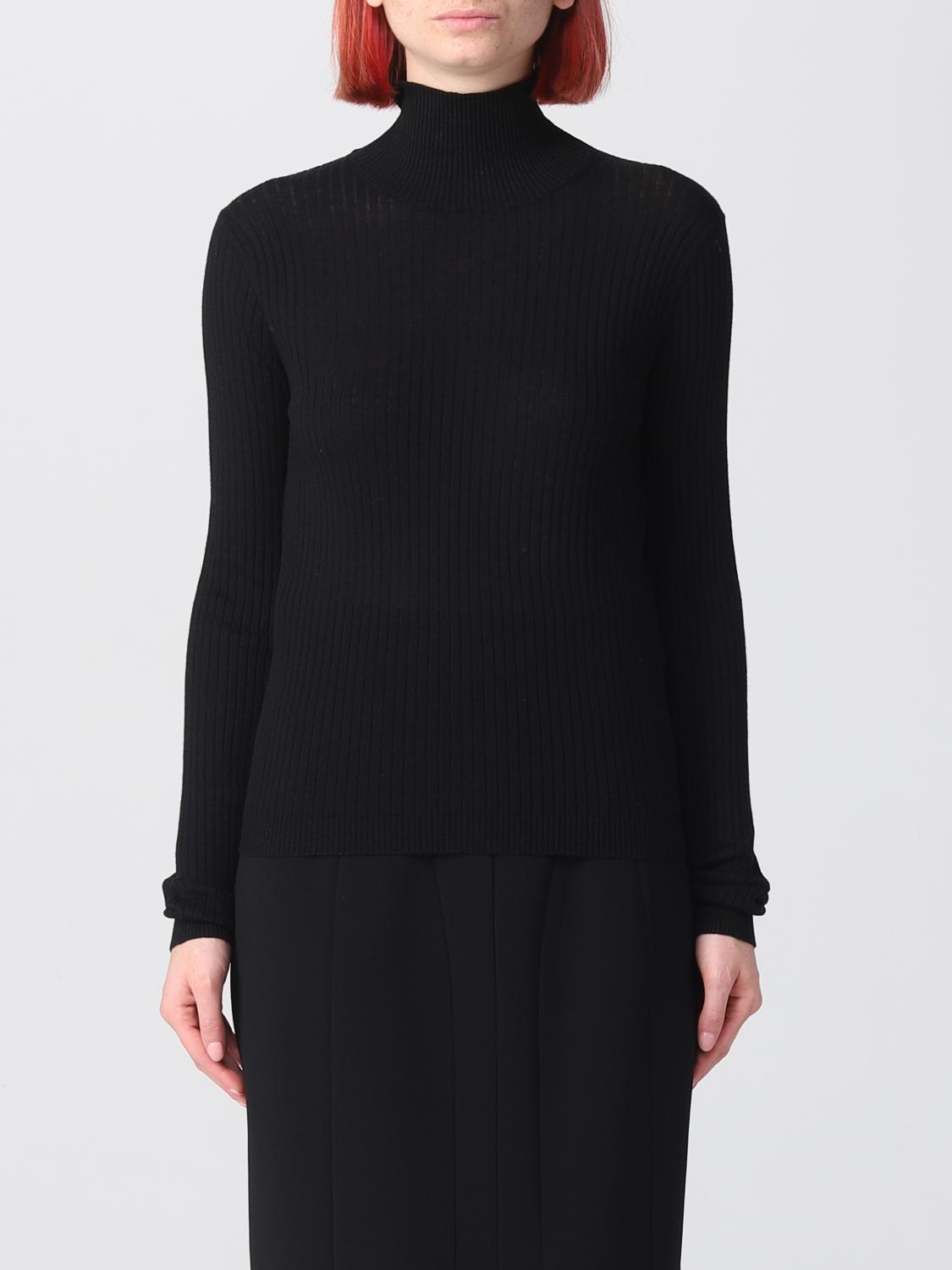 Max Mara Outlet: Pullover in lana vergine - Nero | Maglia Max Mara Max Mara Outlet: Pullover in lana vergine - Nero | Maglia Max Mara