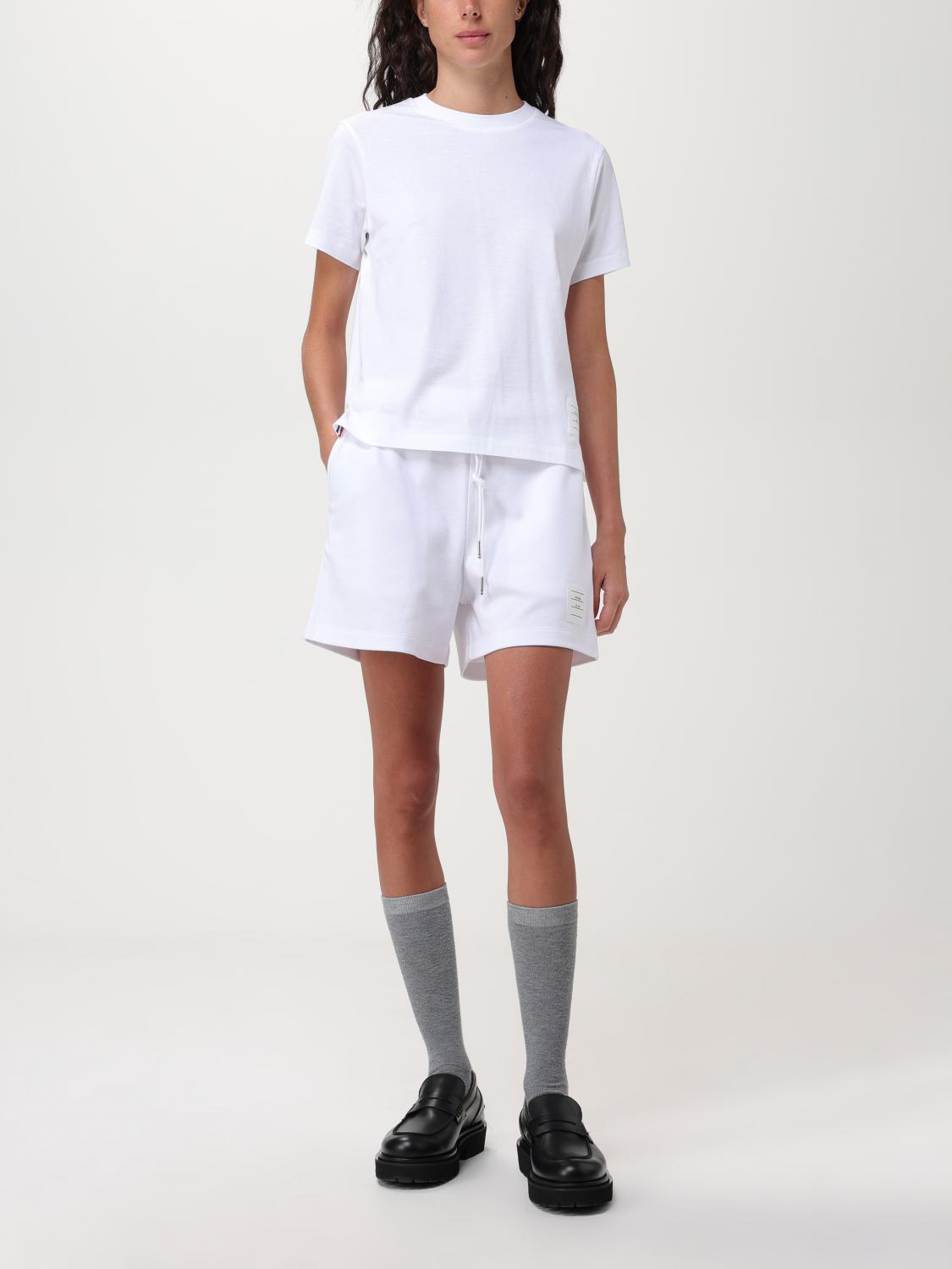 THOM BROWNE：Tシャツ レディース - ホワイト | GIGLIO.COMオンライン